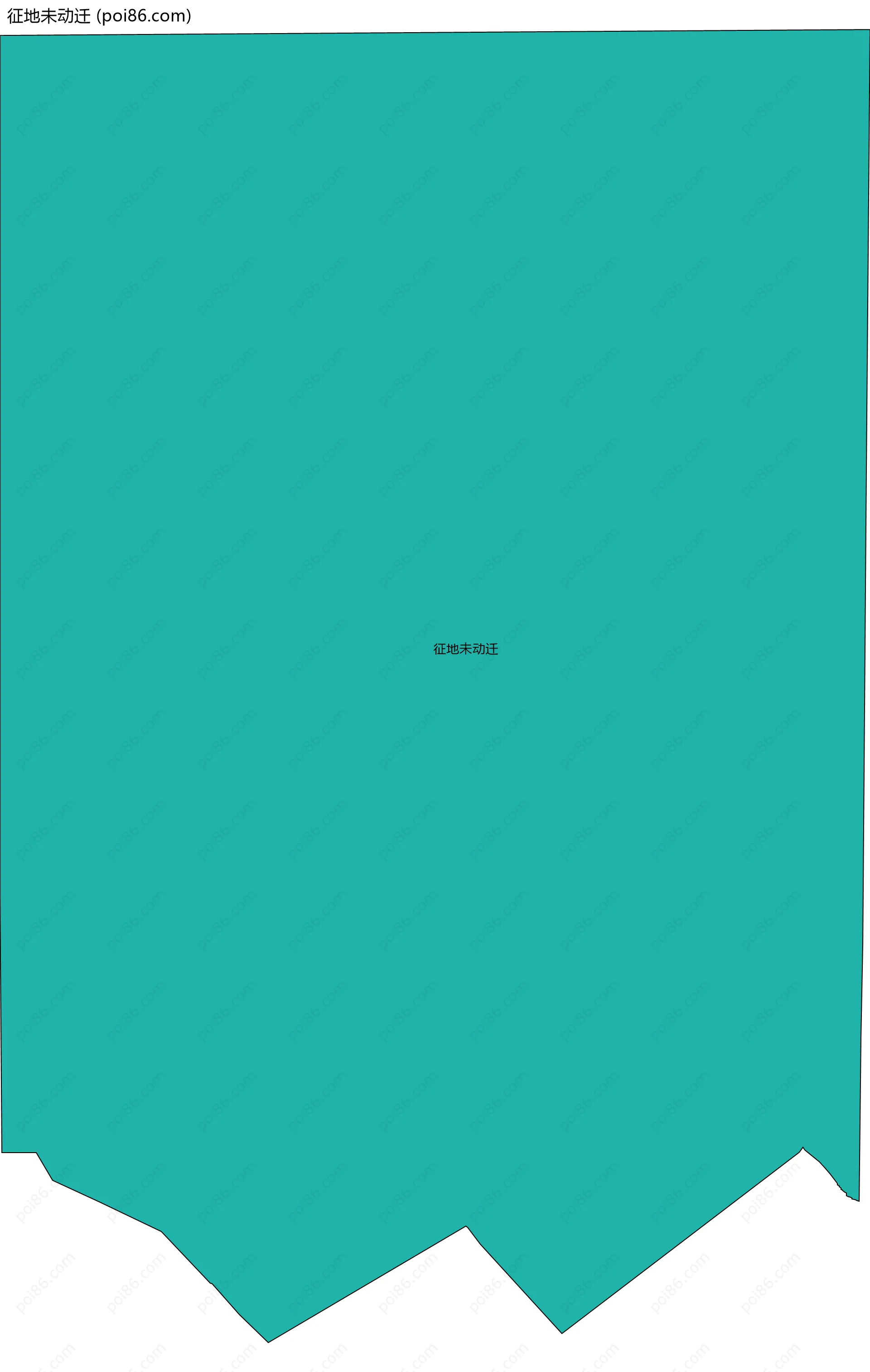 征地未动迁边界地图