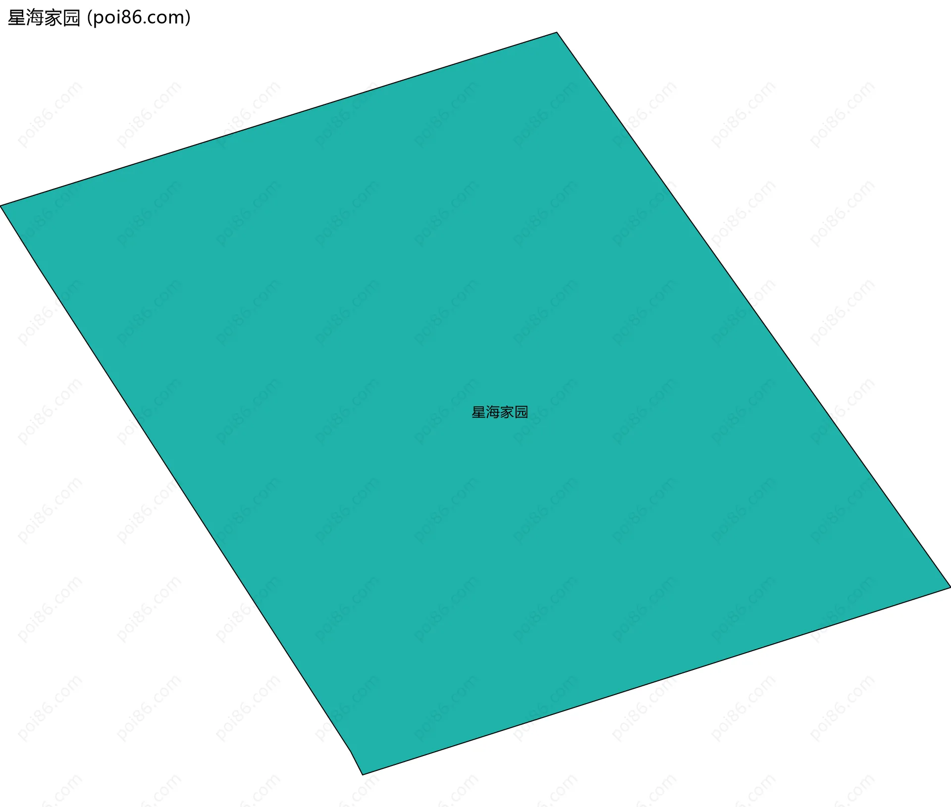 星海家园边界地图