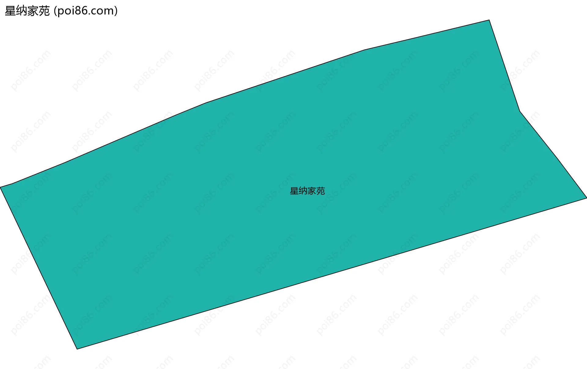 星纳家苑边界地图