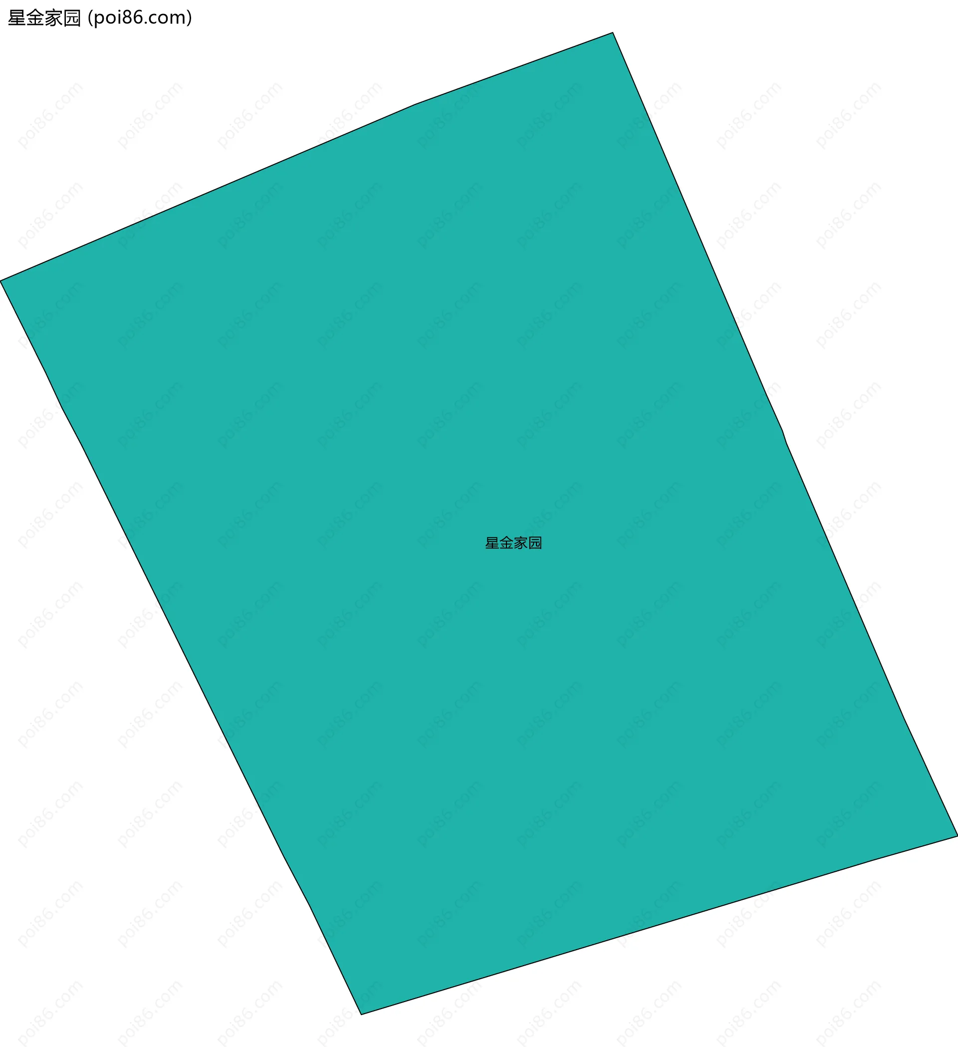 星金家园边界地图