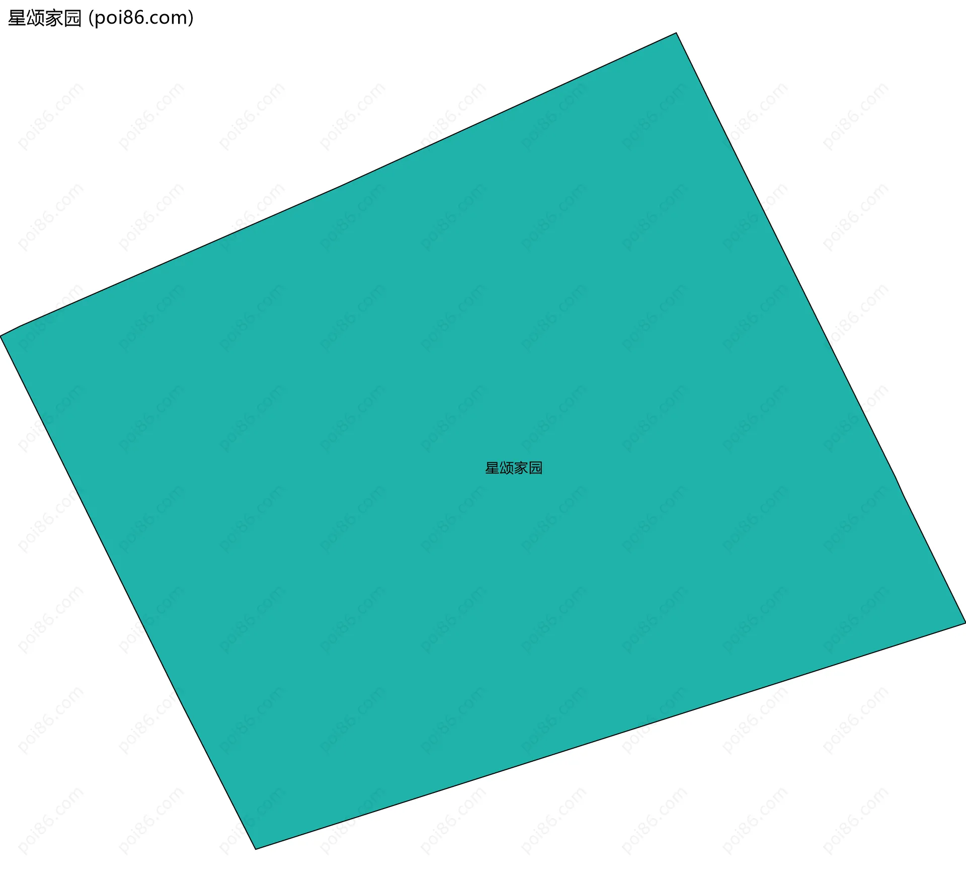 星颂家园边界地图