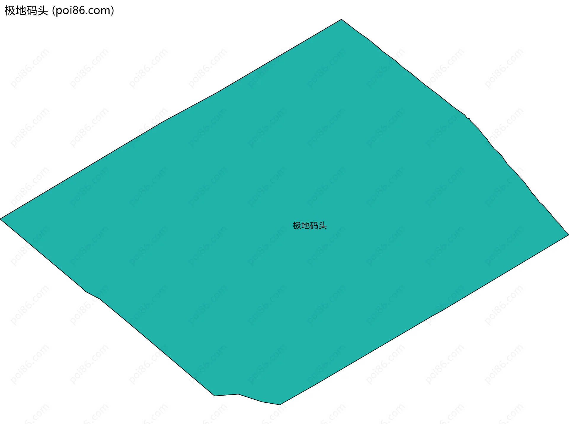 极地码头边界地图