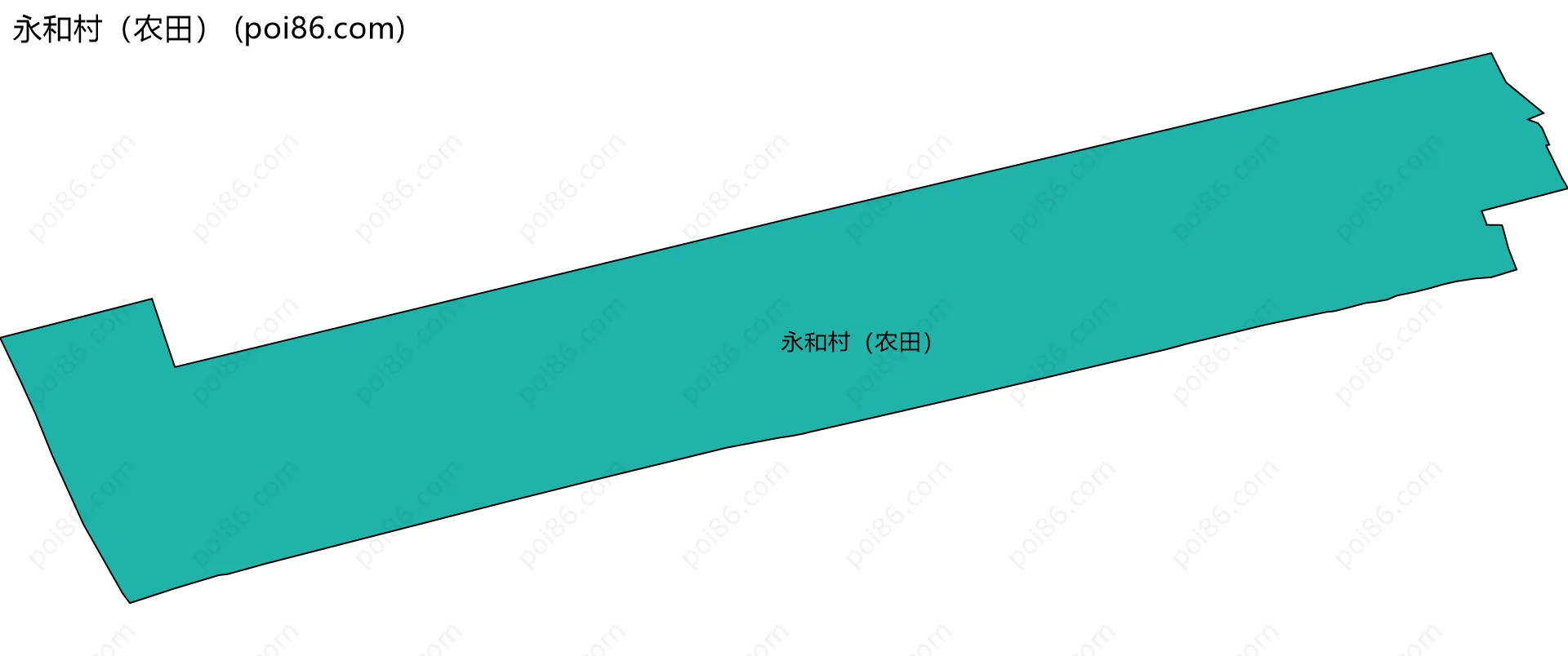 永和村（农田）边界地图