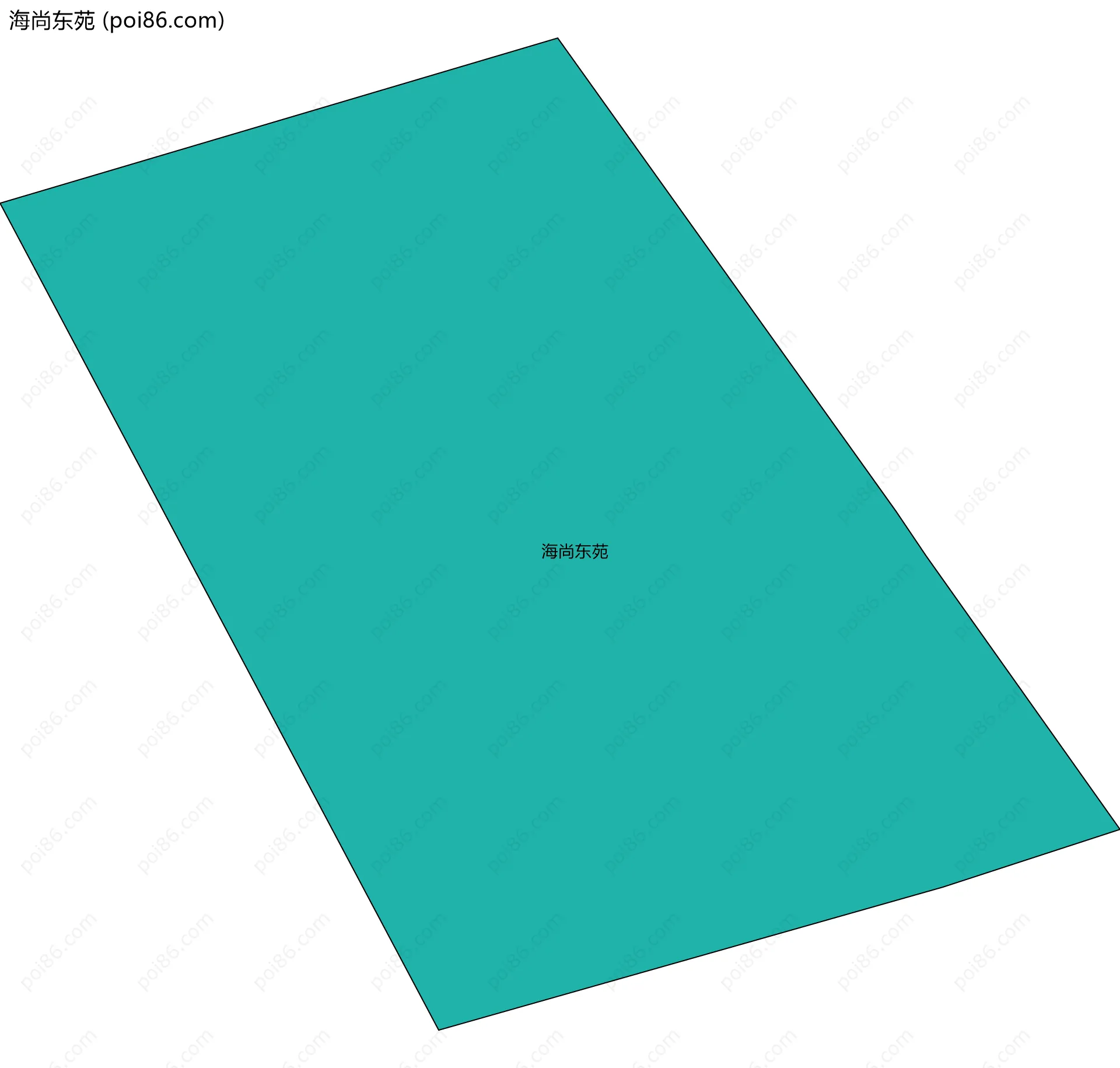 海尚东苑边界地图