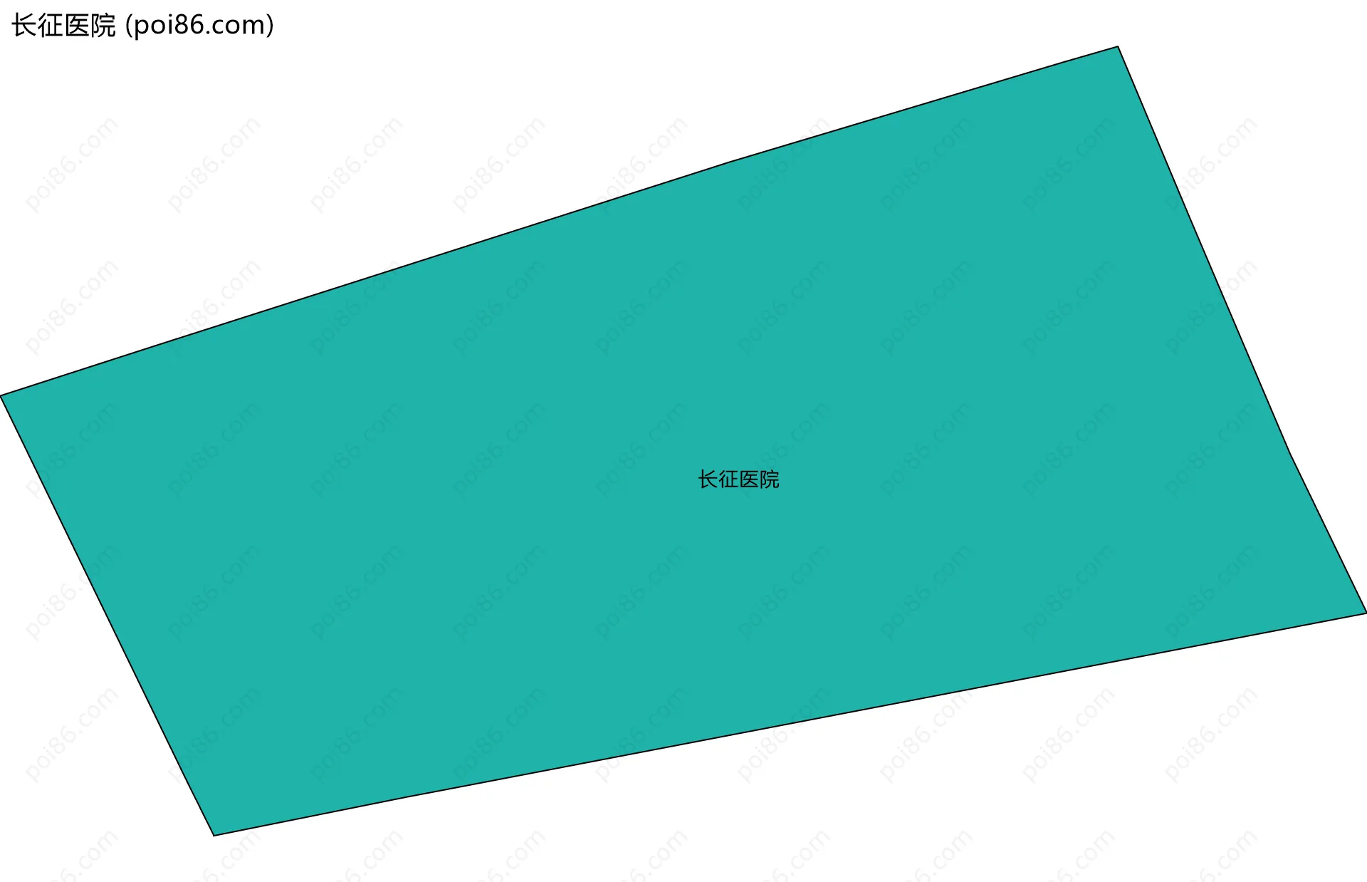 长征医院边界地图
