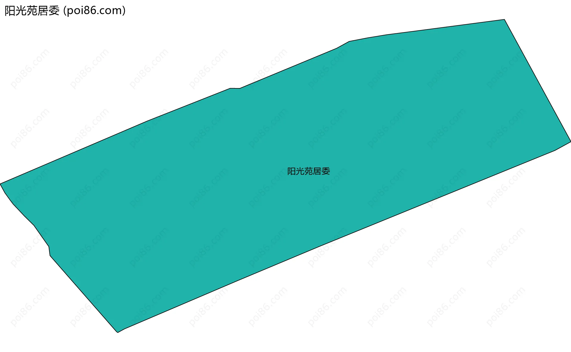 阳光苑居委边界地图