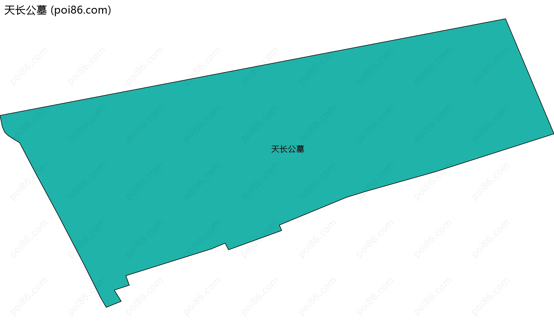 天长公墓边界地图