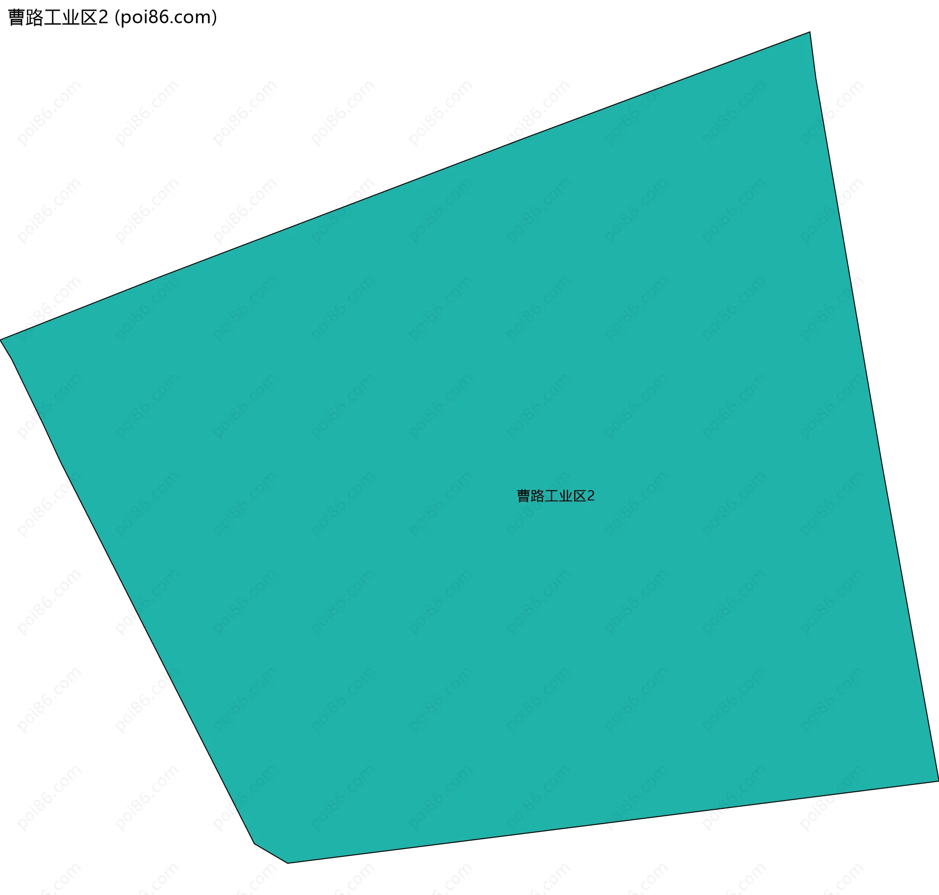曹路工业区2边界地图