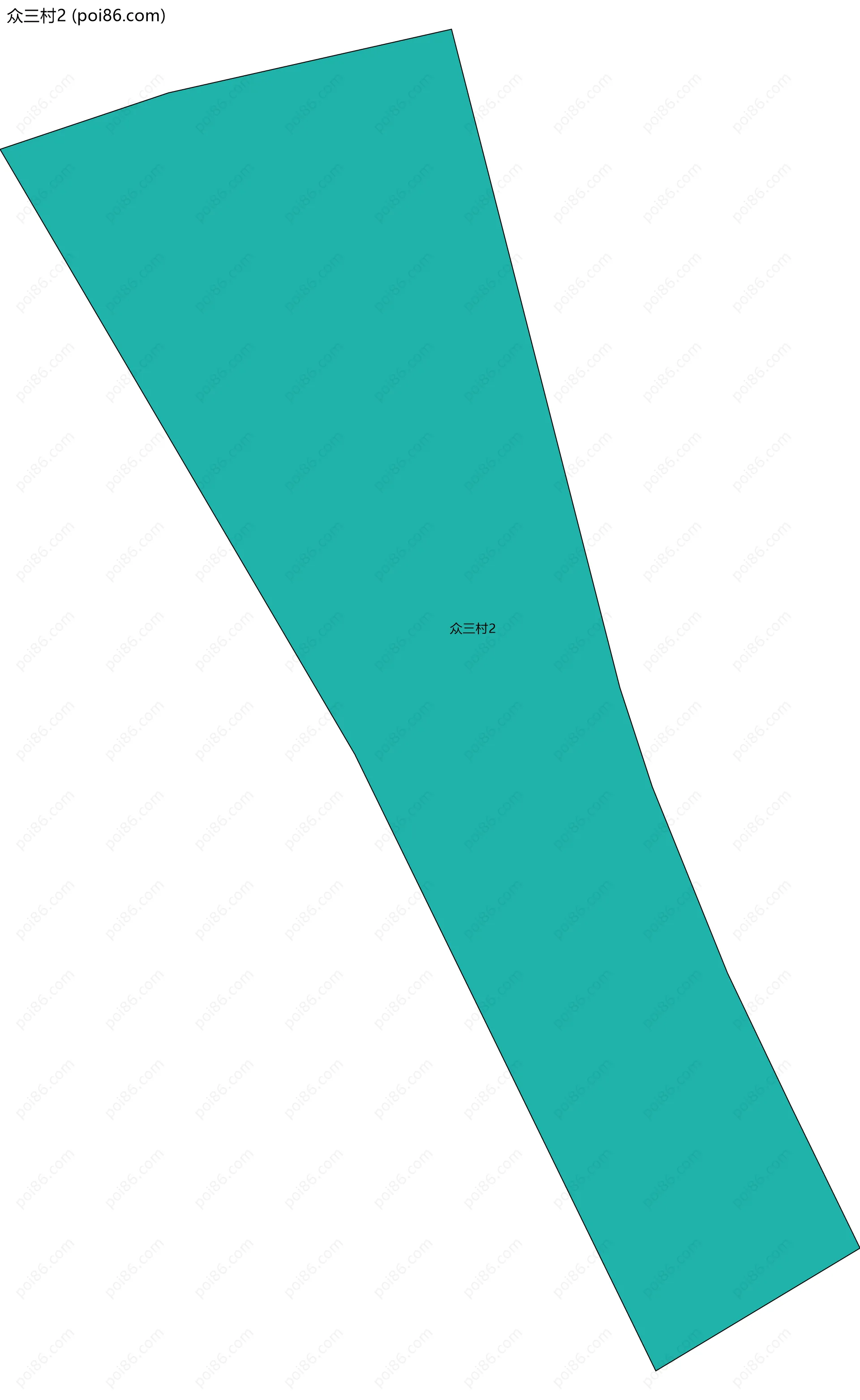 众三村2边界地图