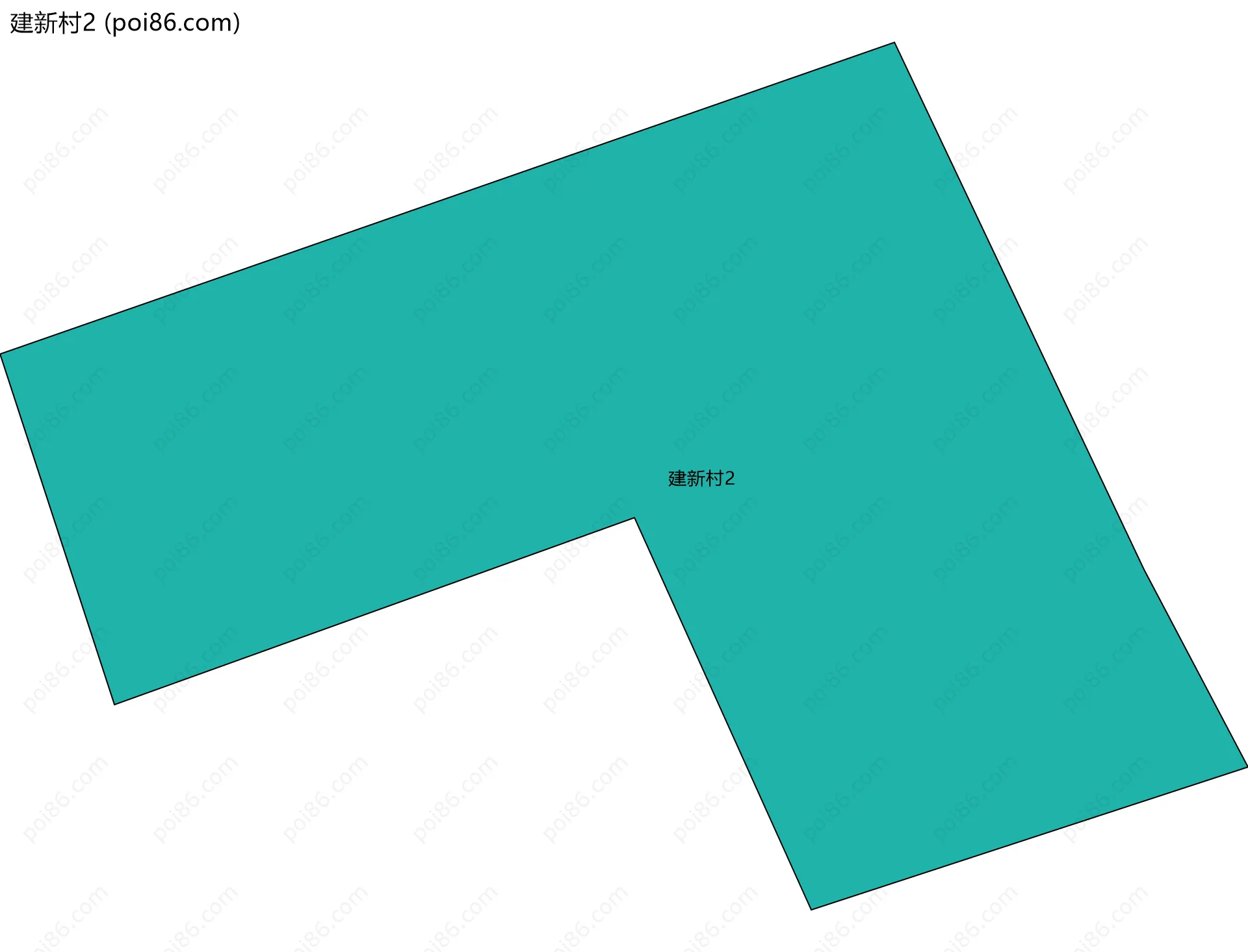 建新村2边界地图