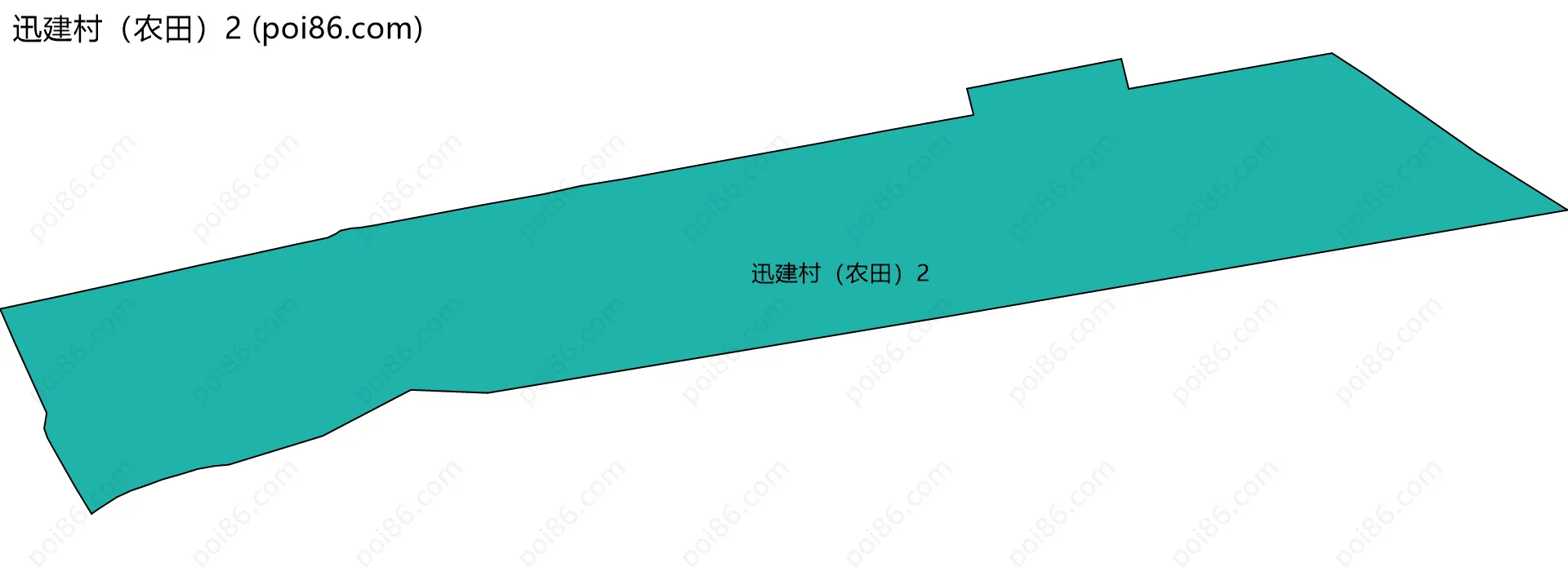 迅建村（农田）2边界地图