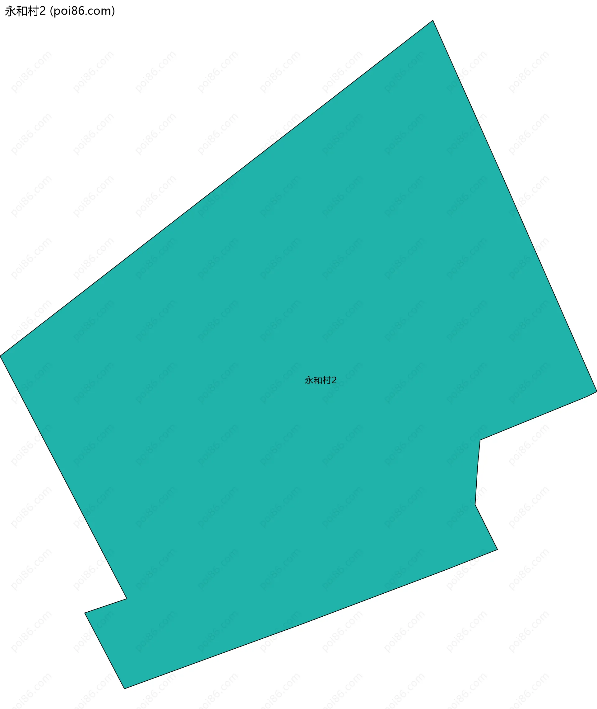 永和村2边界地图