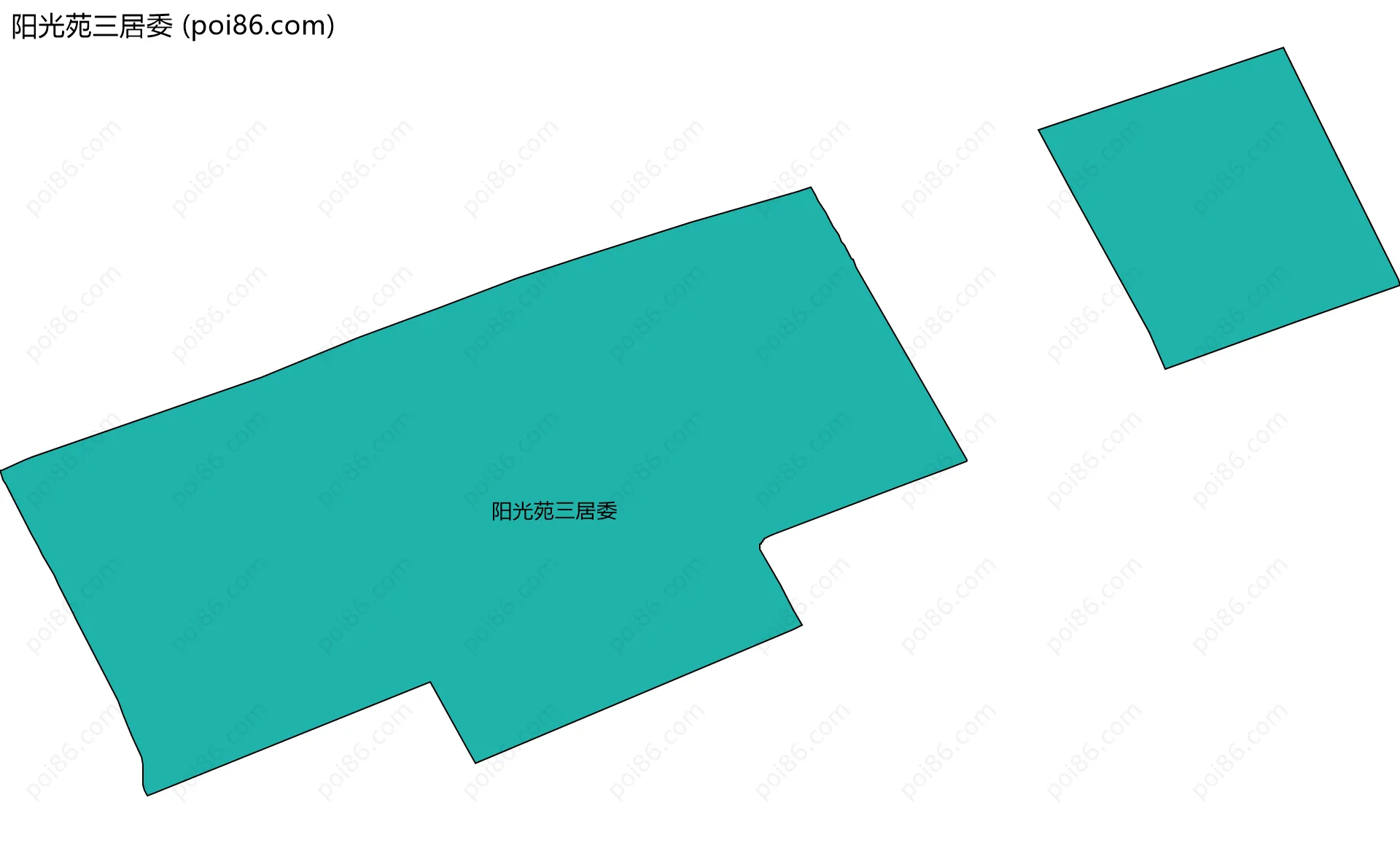 阳光苑三居委边界地图