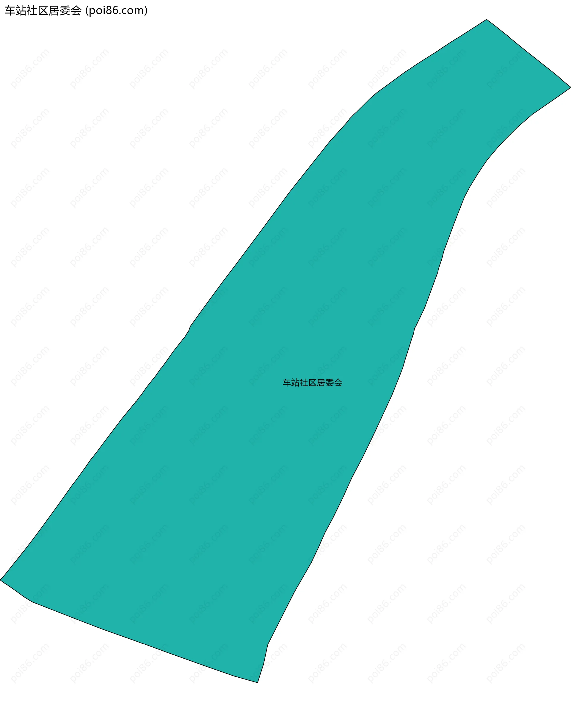 车站社区居委会边界地图