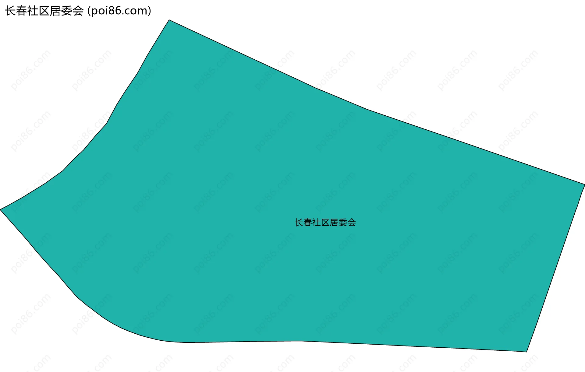 长春社区居委会边界地图