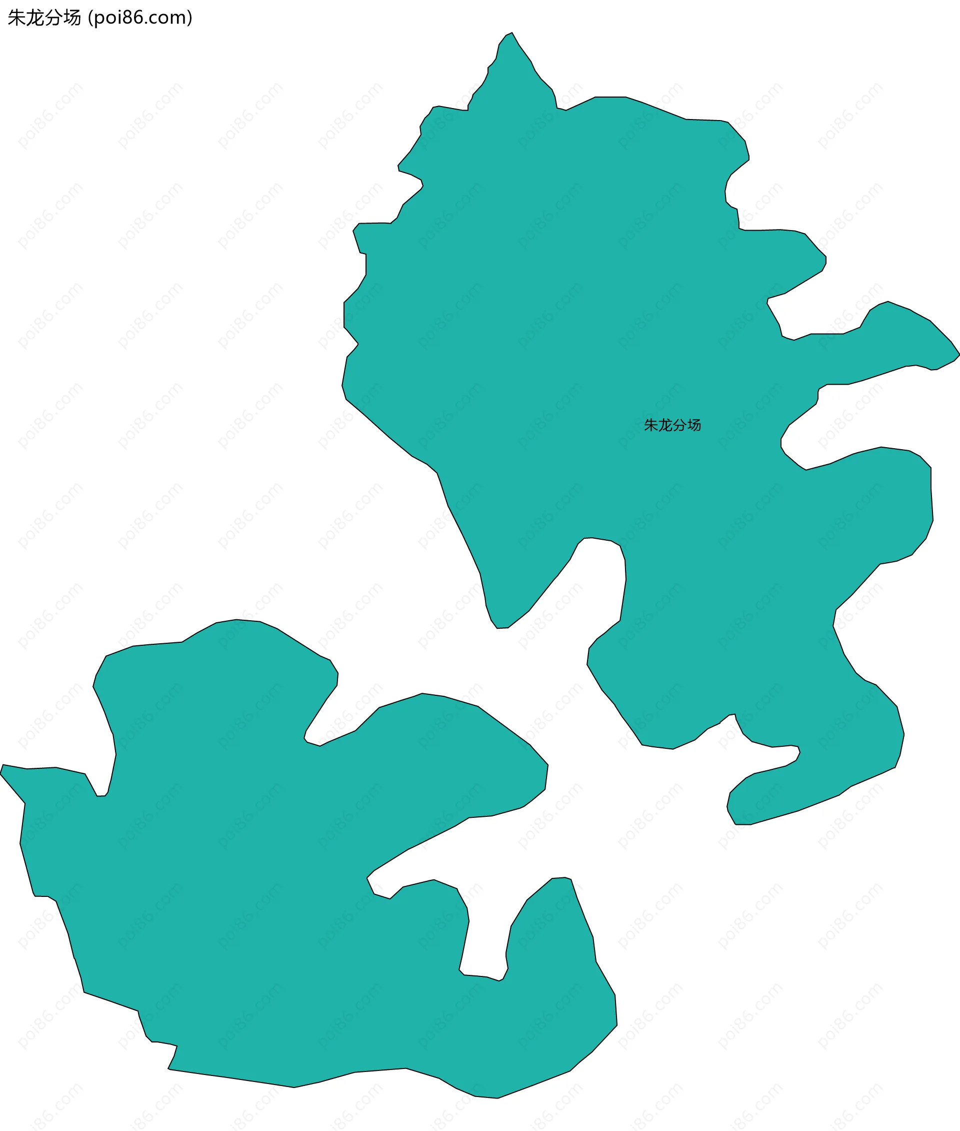 朱龙分场边界地图