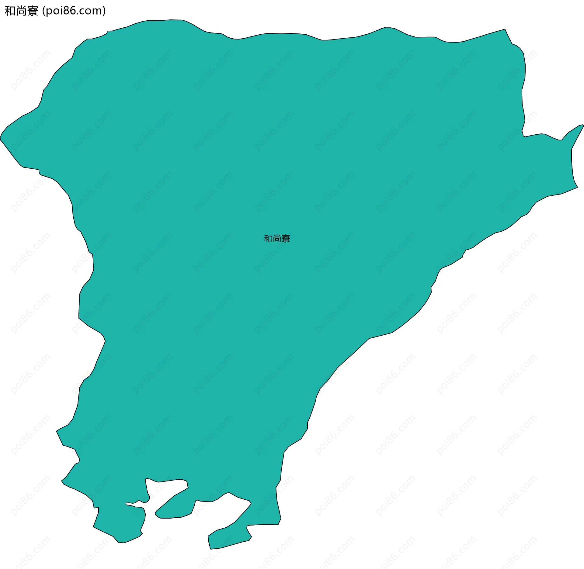 和尚寮边界地图