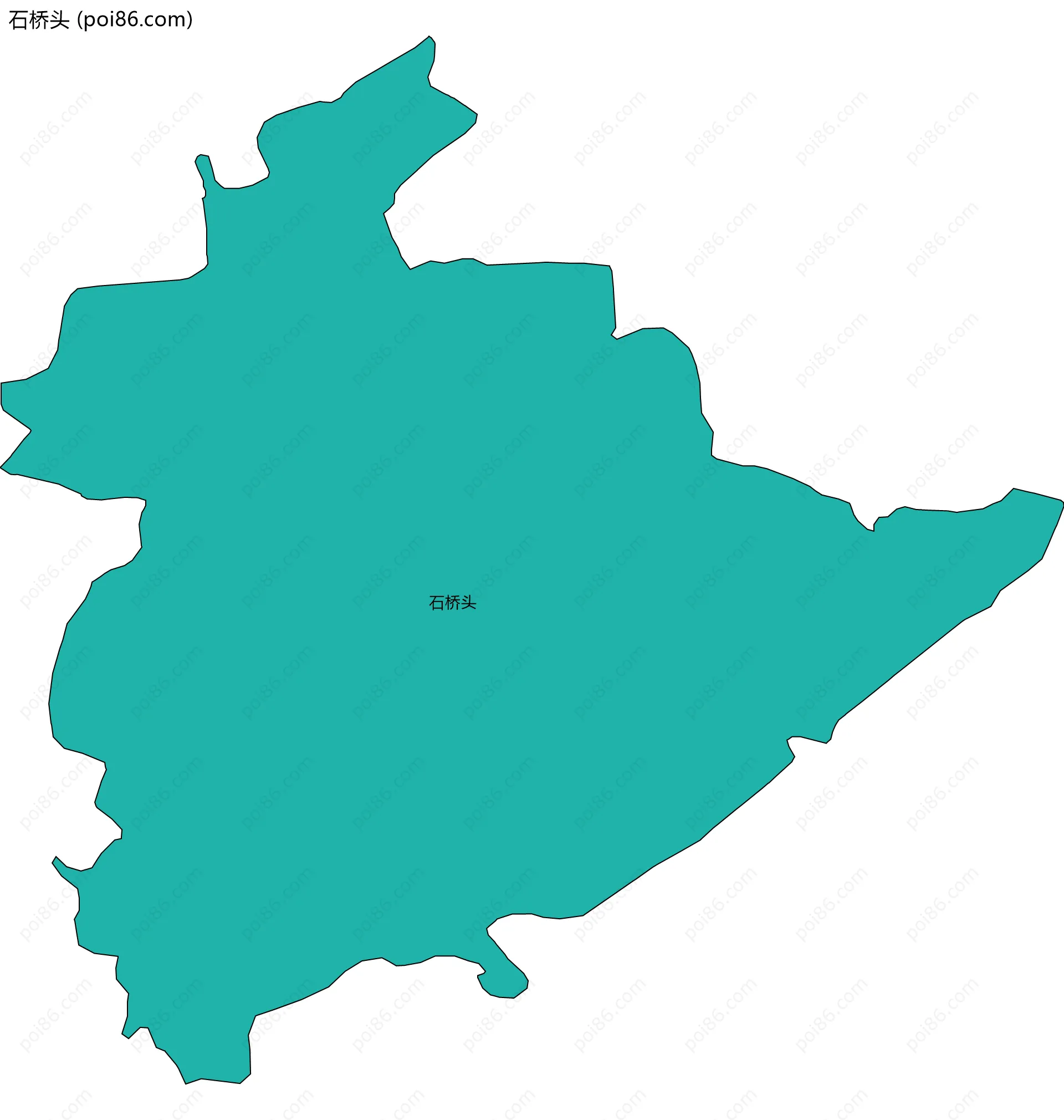 石桥头边界地图