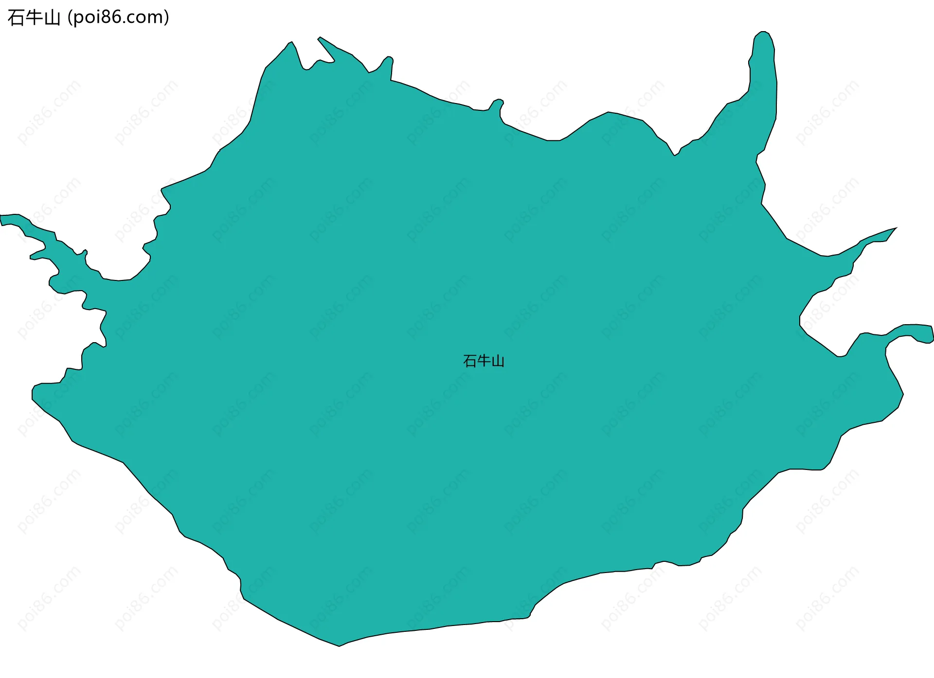 石牛山边界地图