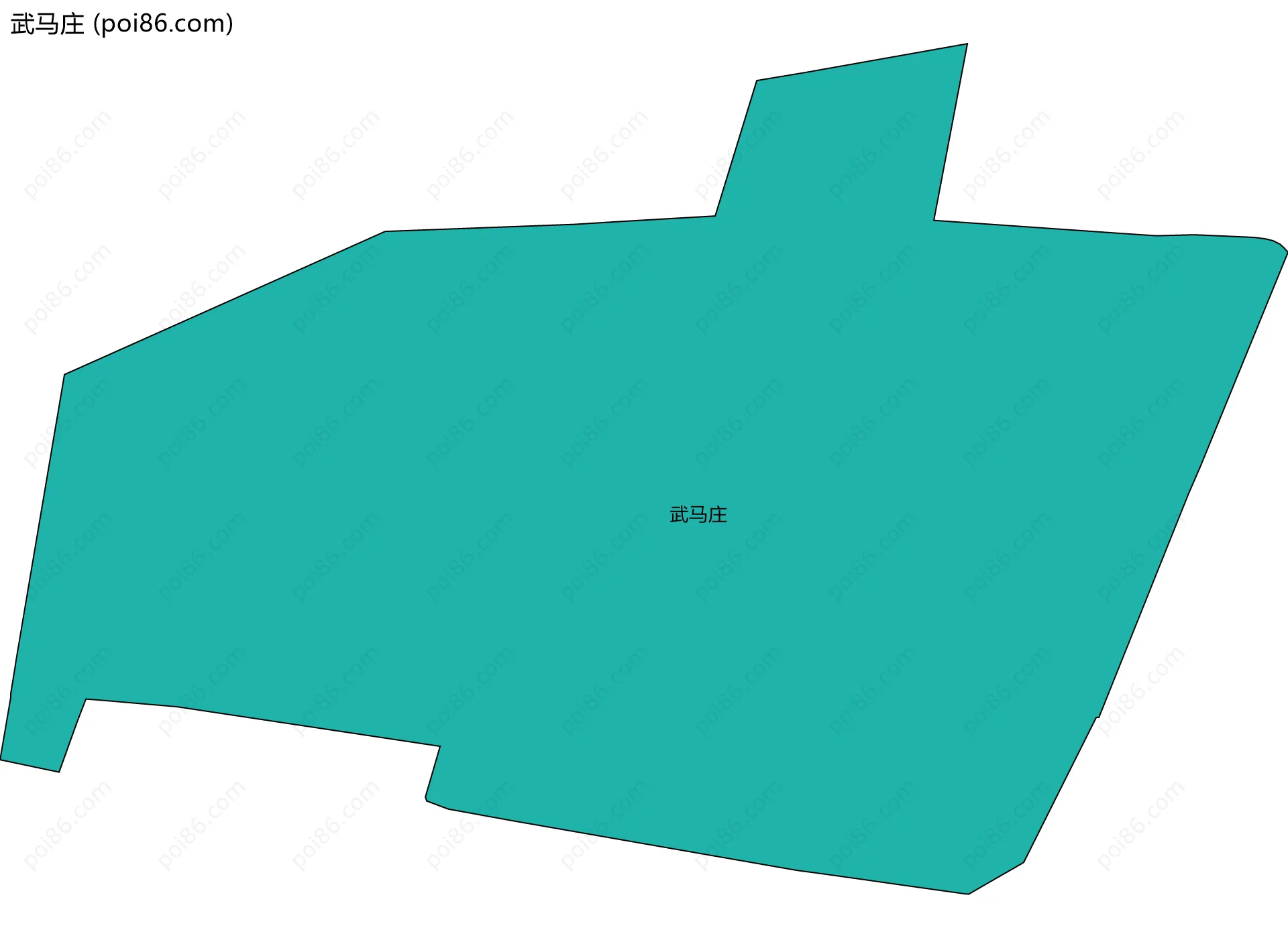 武马庄边界地图