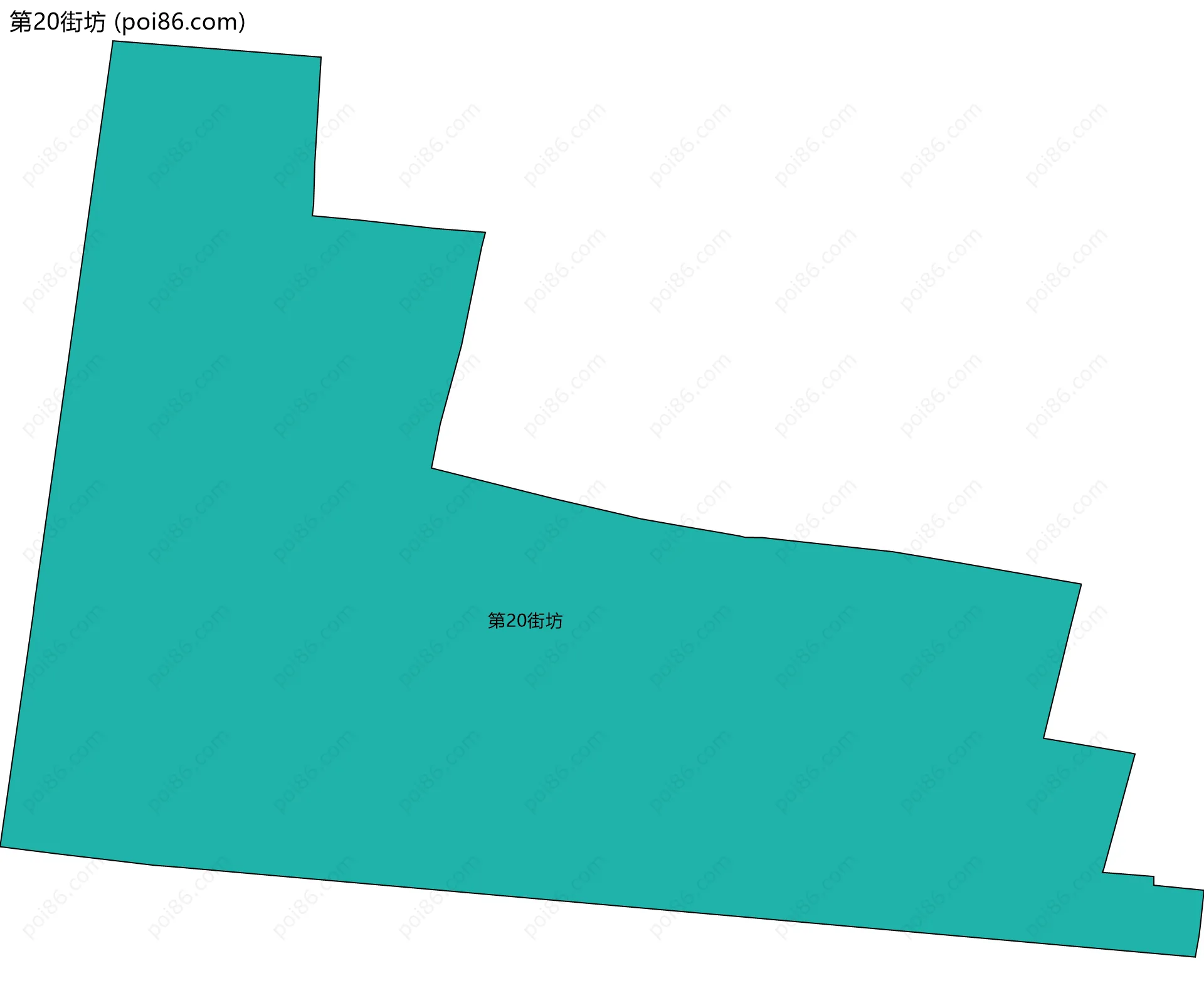 第20街坊边界地图