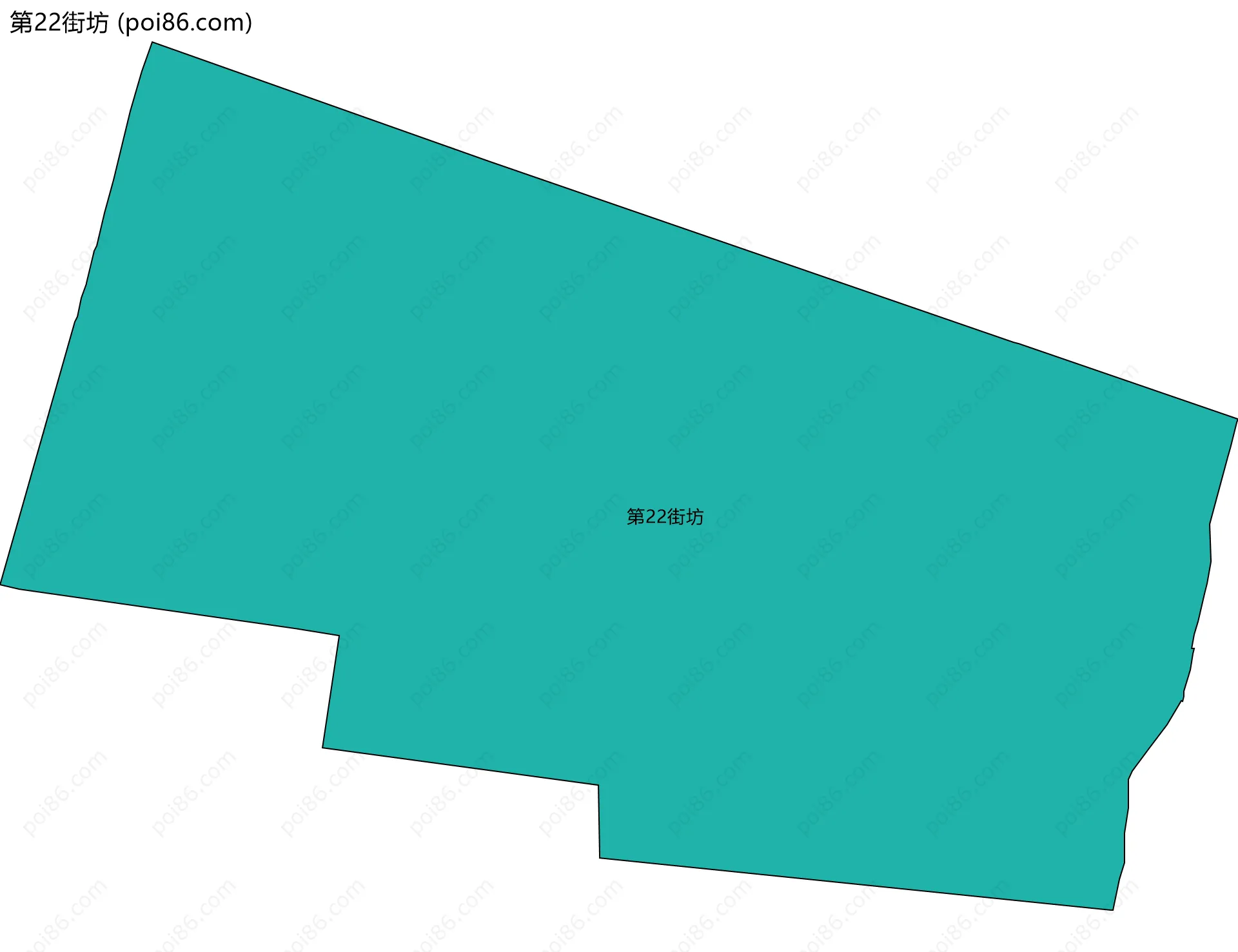 第22街坊边界地图