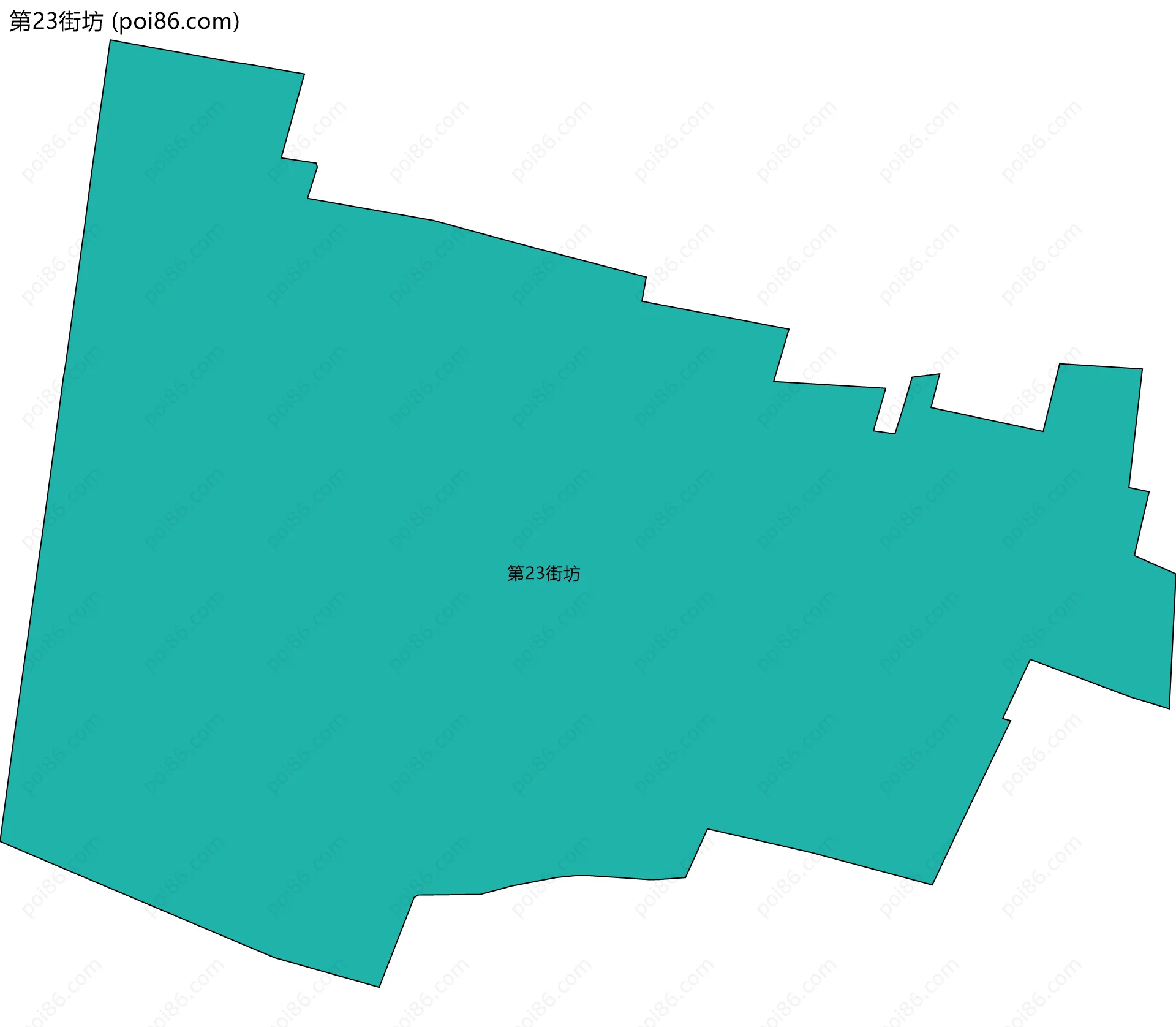 第23街坊边界地图