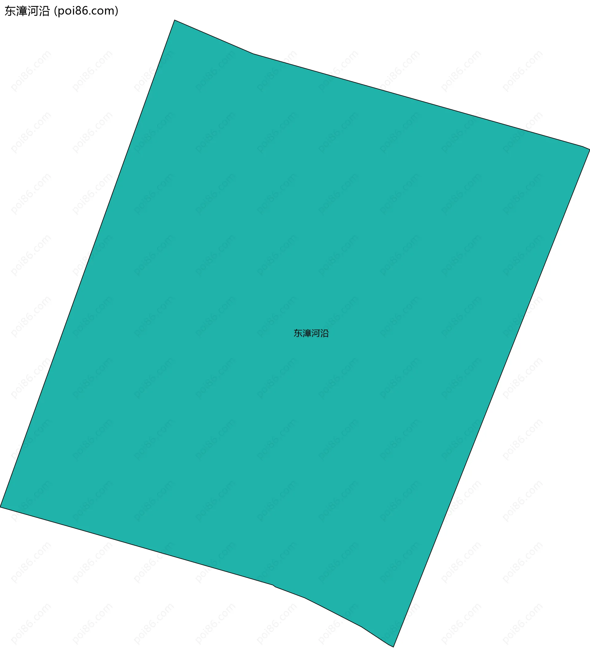 东漳河沿边界地图