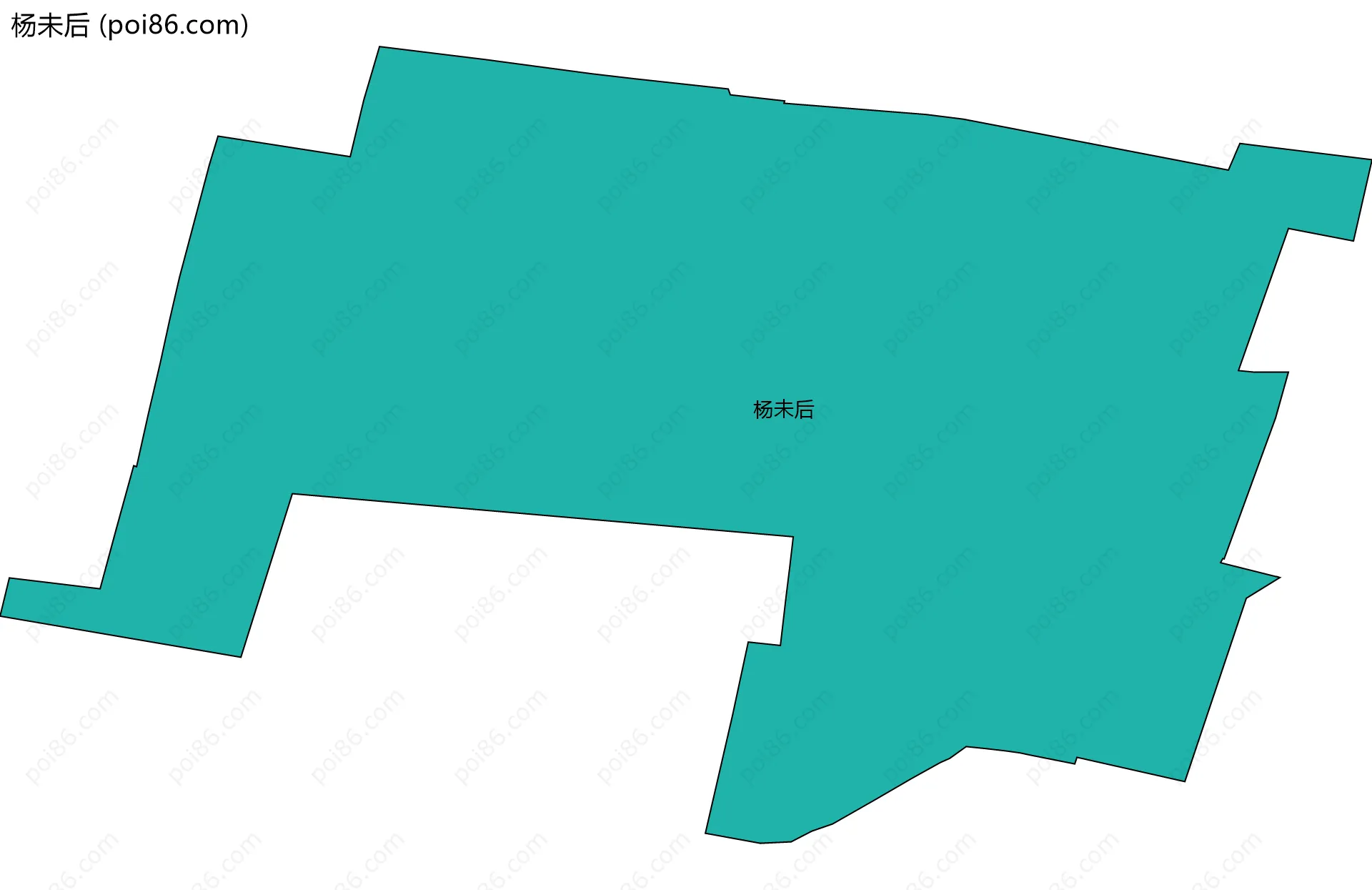 杨未后边界地图