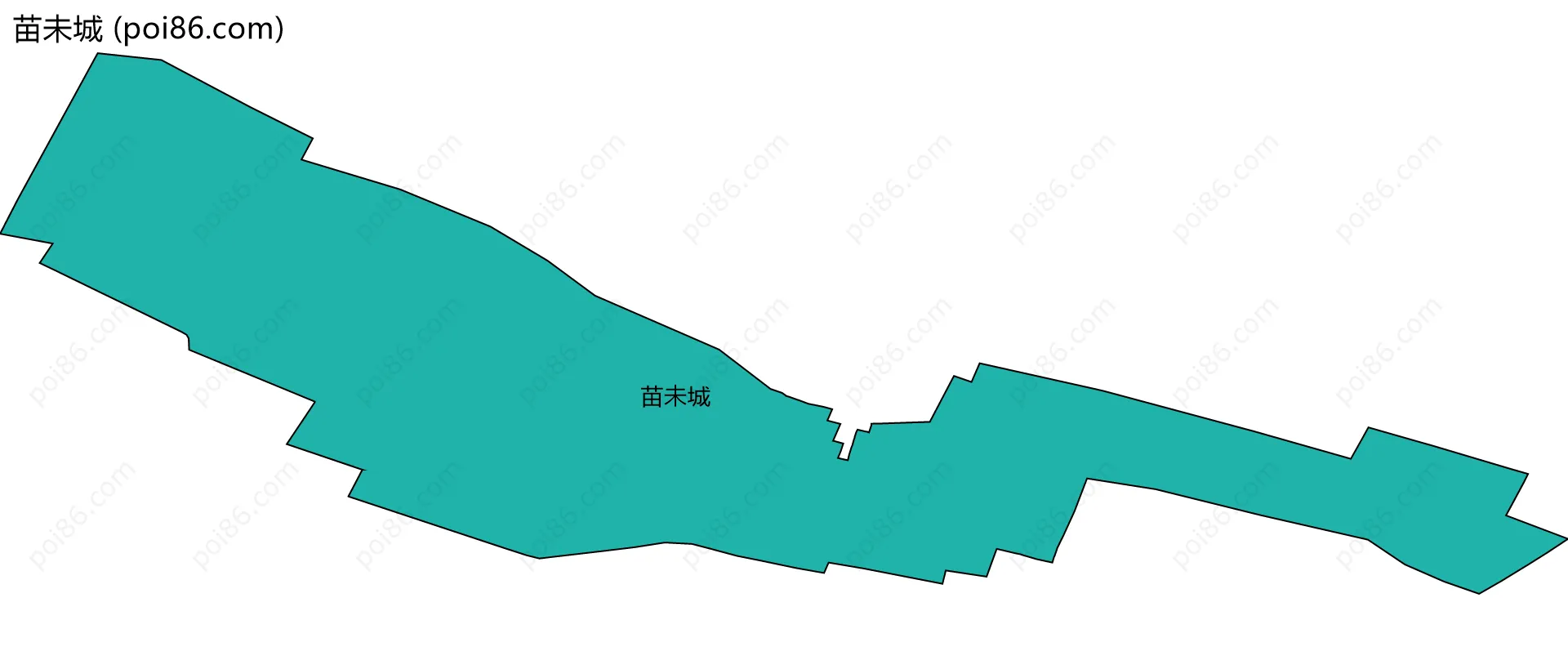 苗未城边界地图