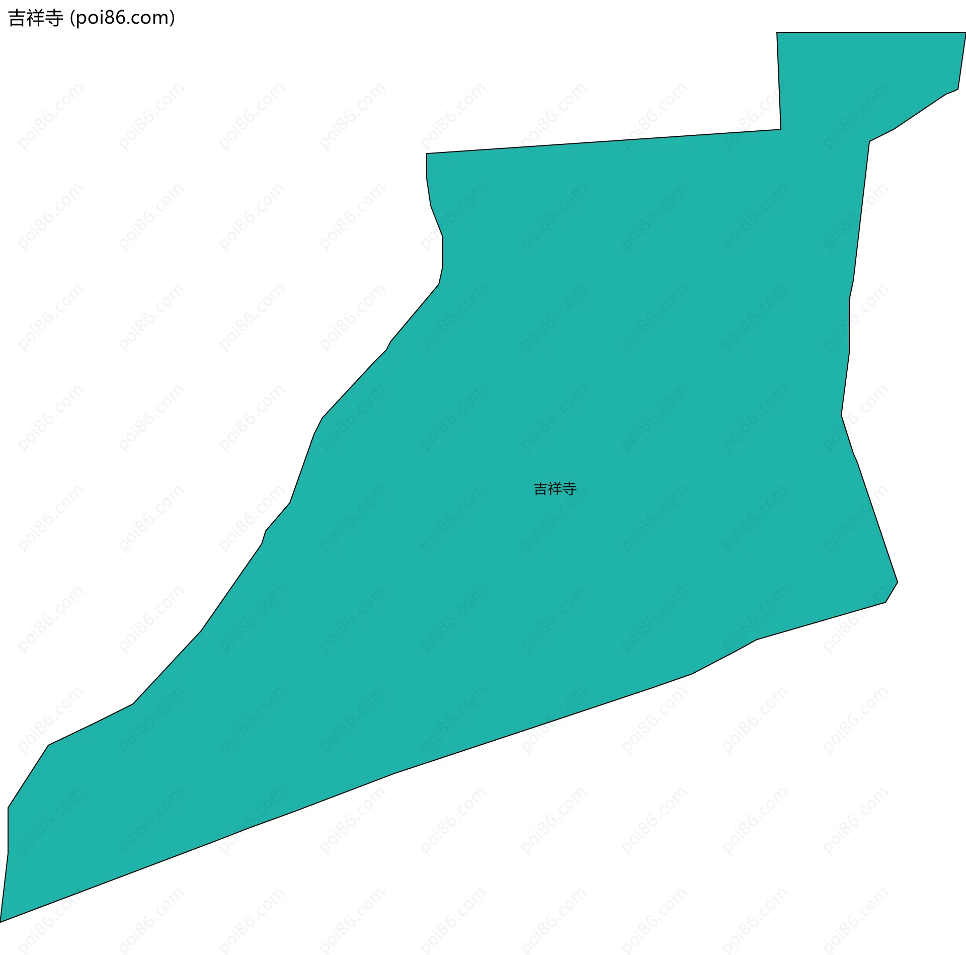 吉祥寺边界地图