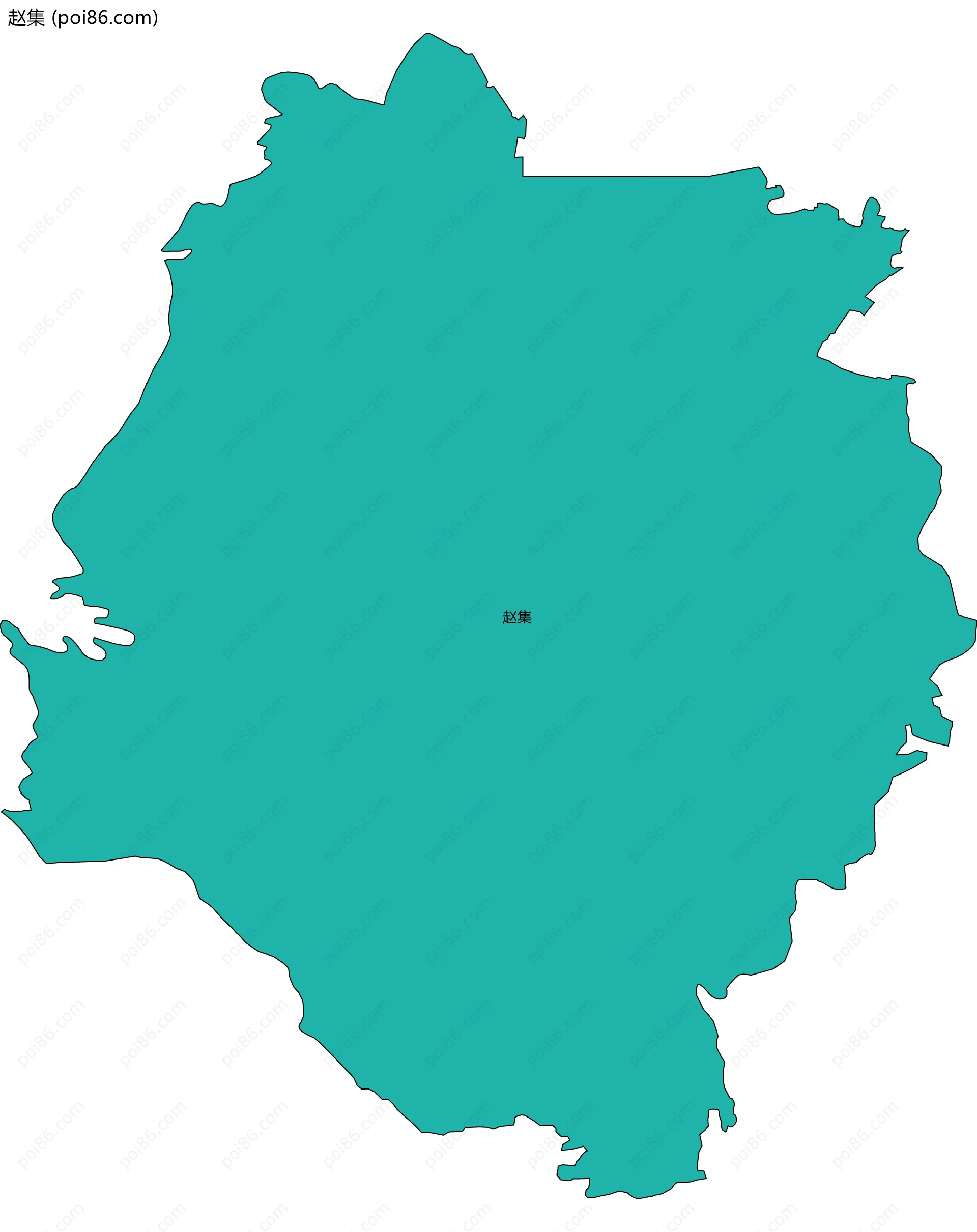 赵集边界地图