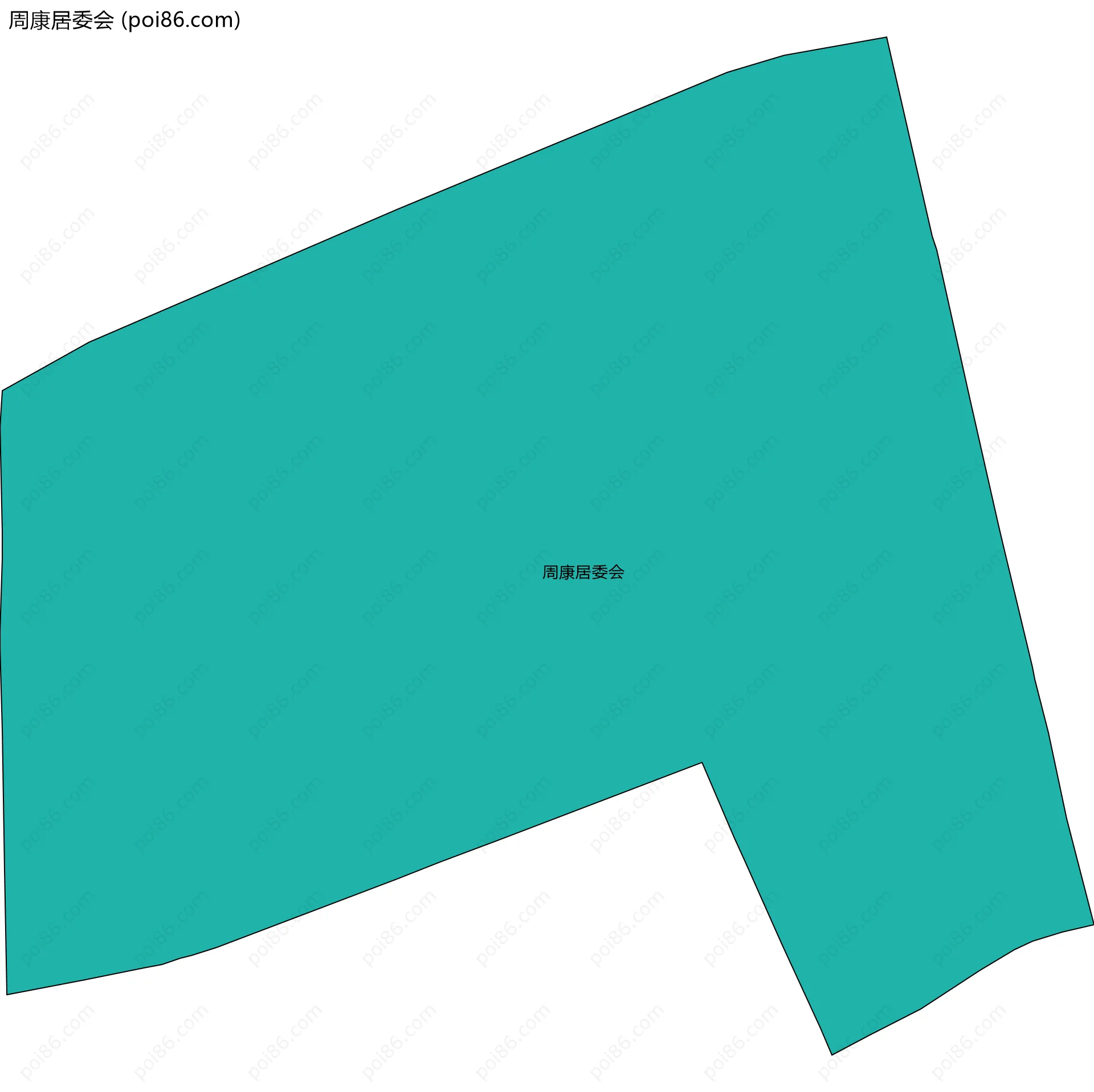 周康居委会边界地图