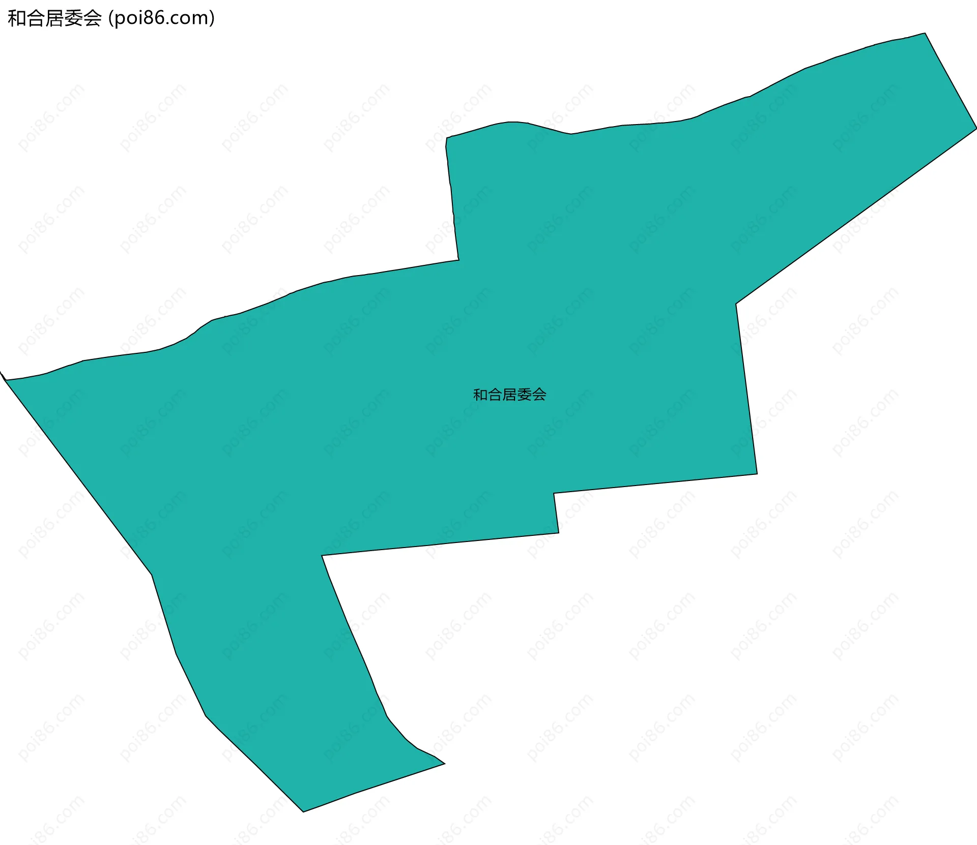 和合居委会边界地图