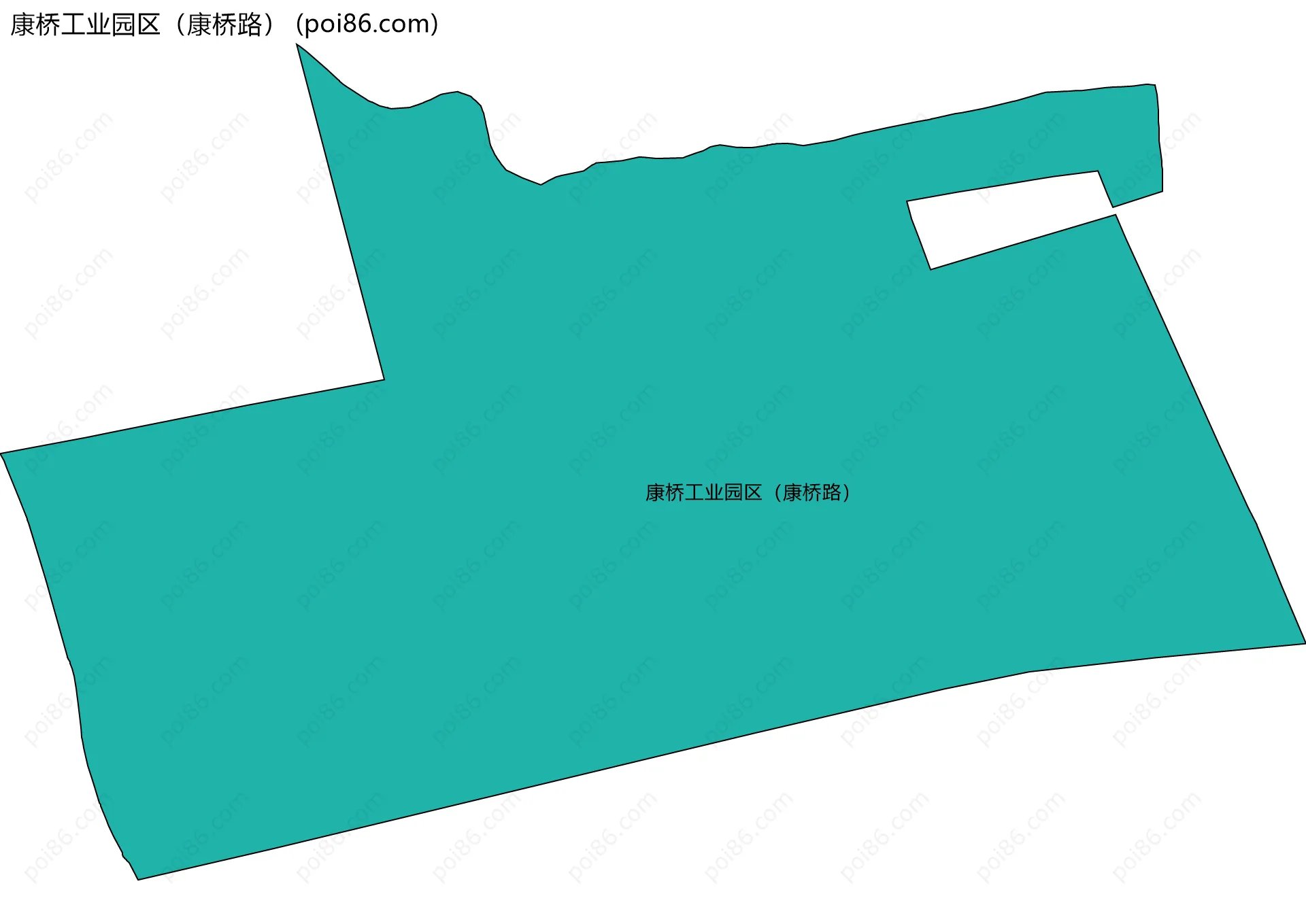 康桥工业园区（康桥路）边界地图