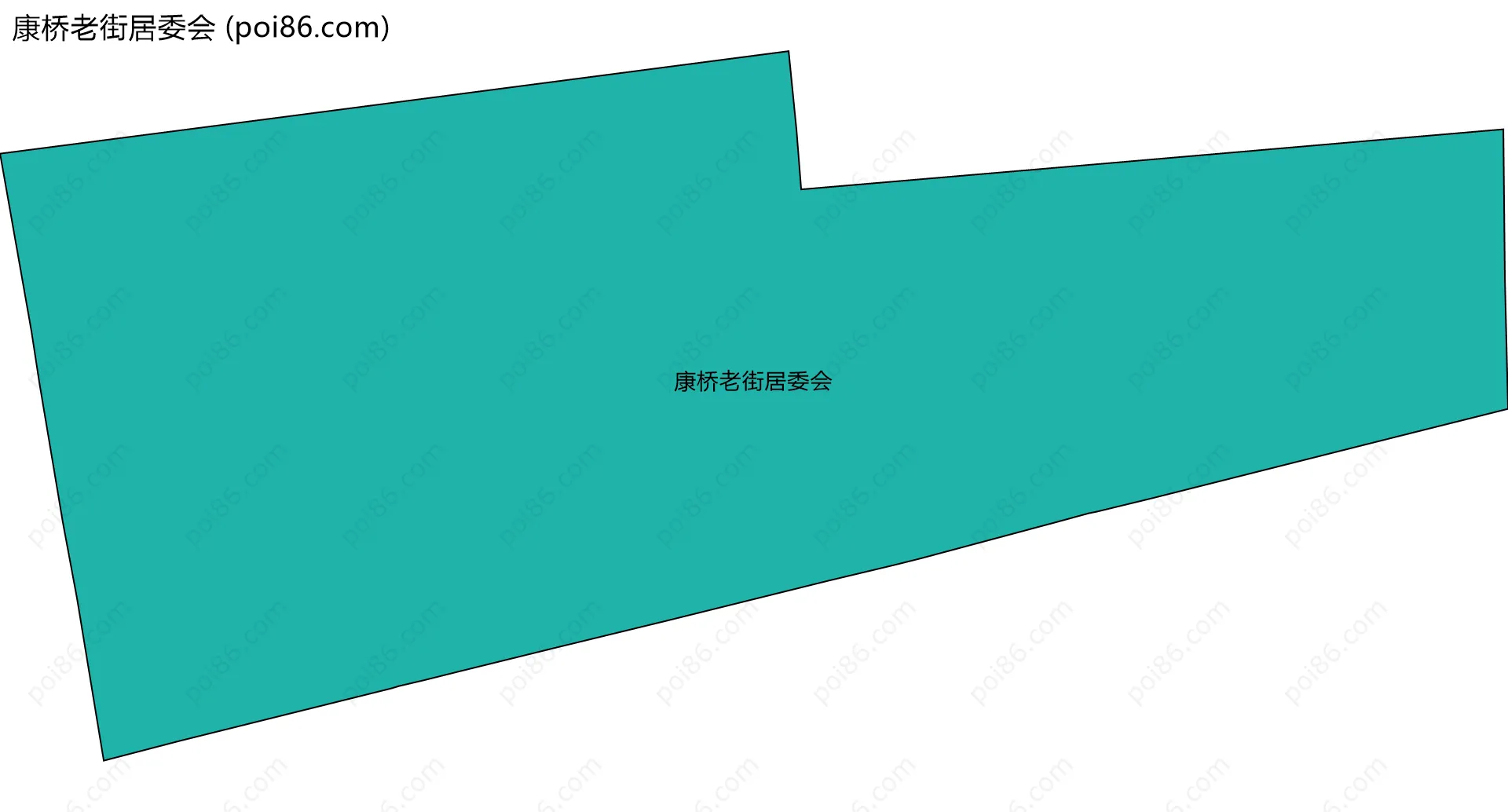 康桥老街居委会边界地图
