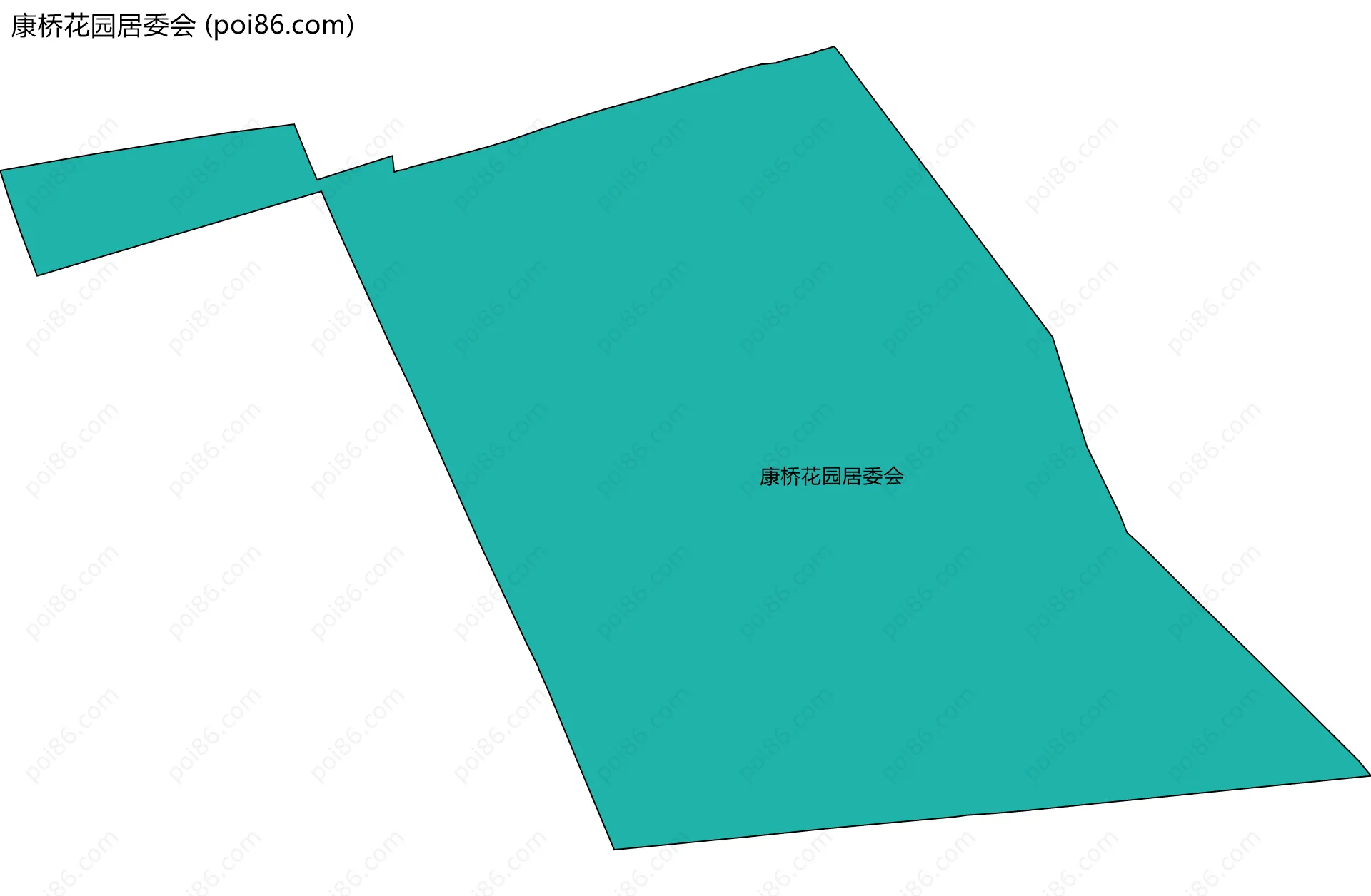 康桥花园居委会边界地图