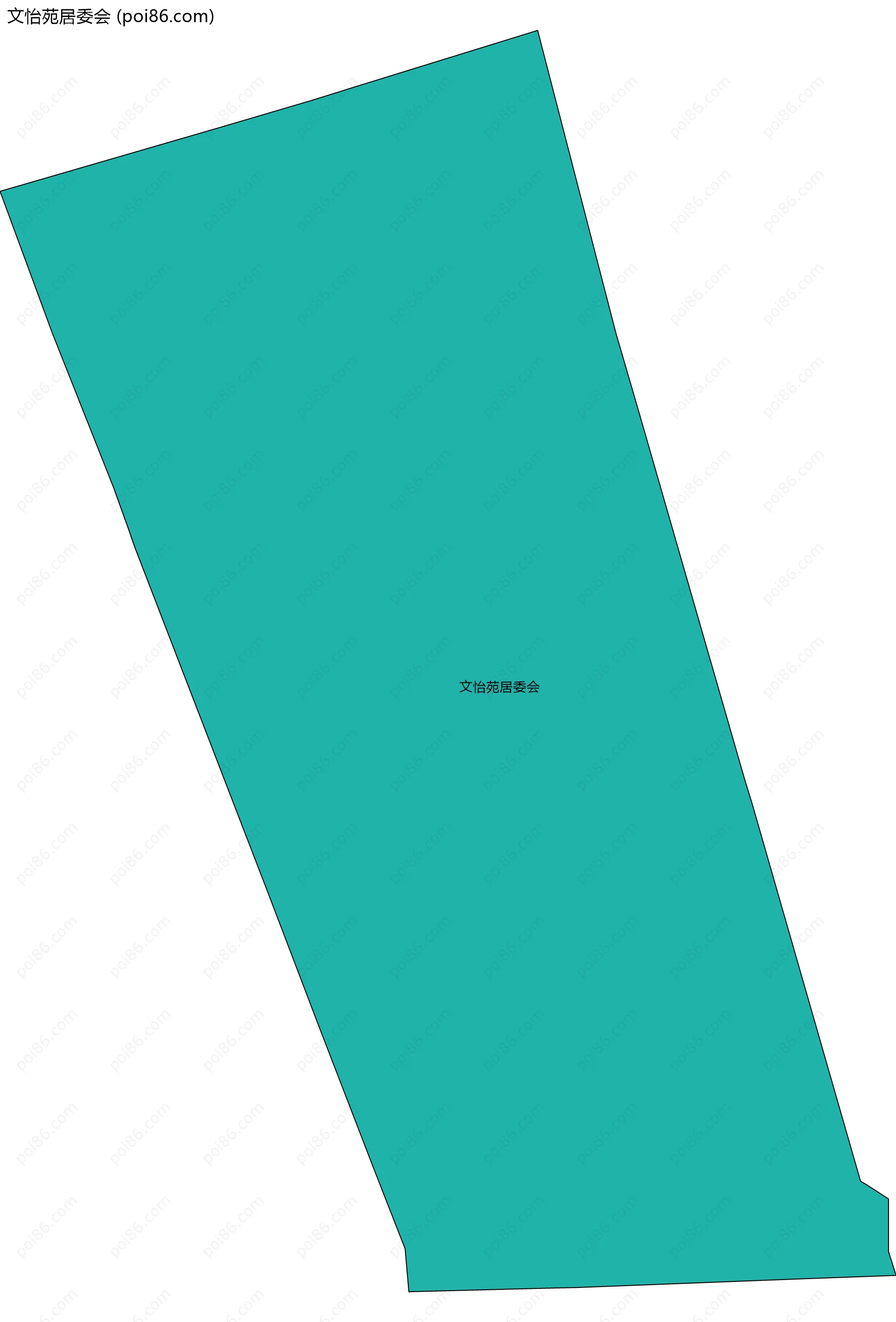 文怡苑居委会边界地图