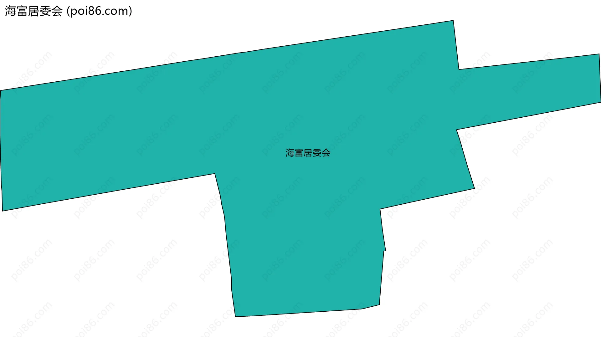 海富居委会边界地图