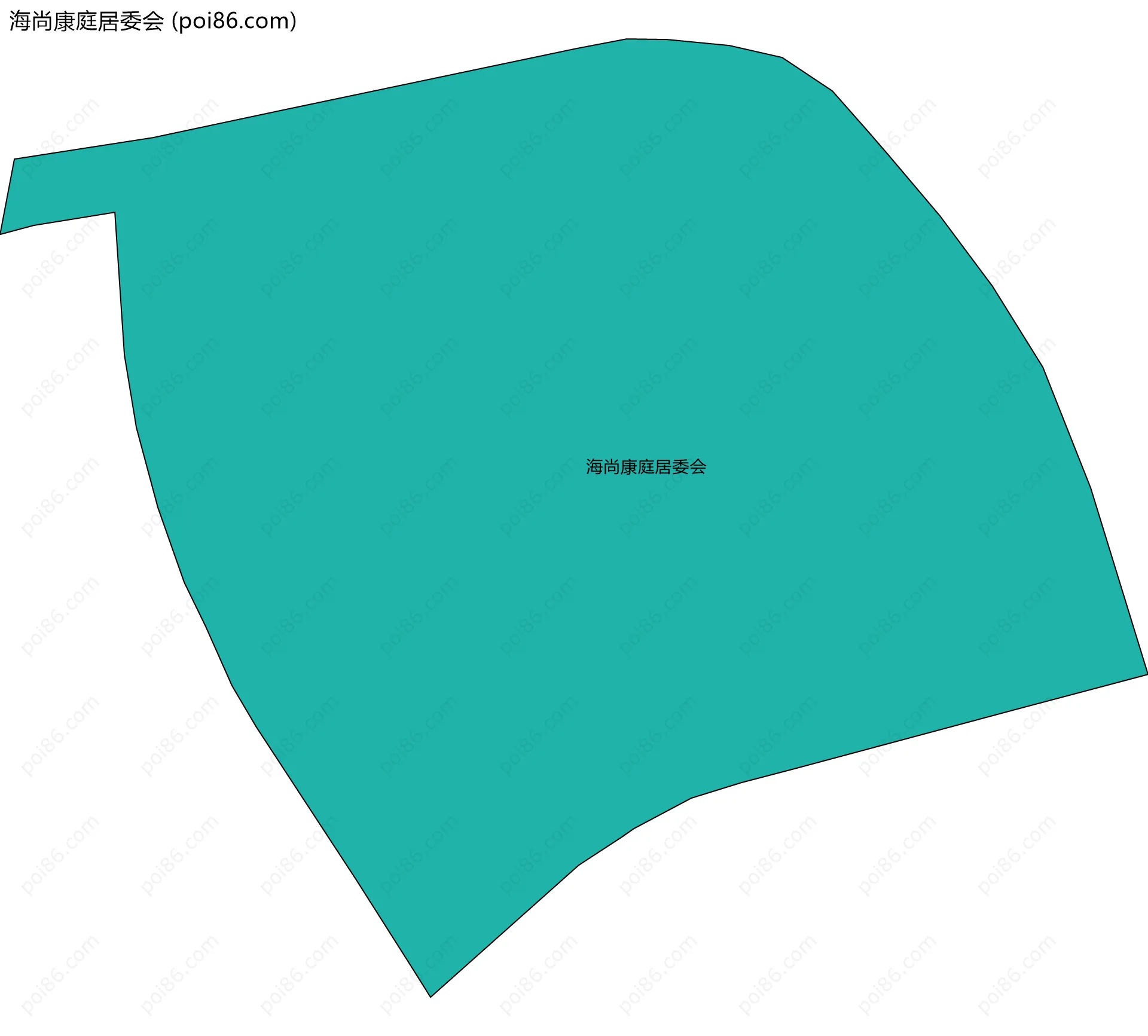 海尚康庭居委会边界地图