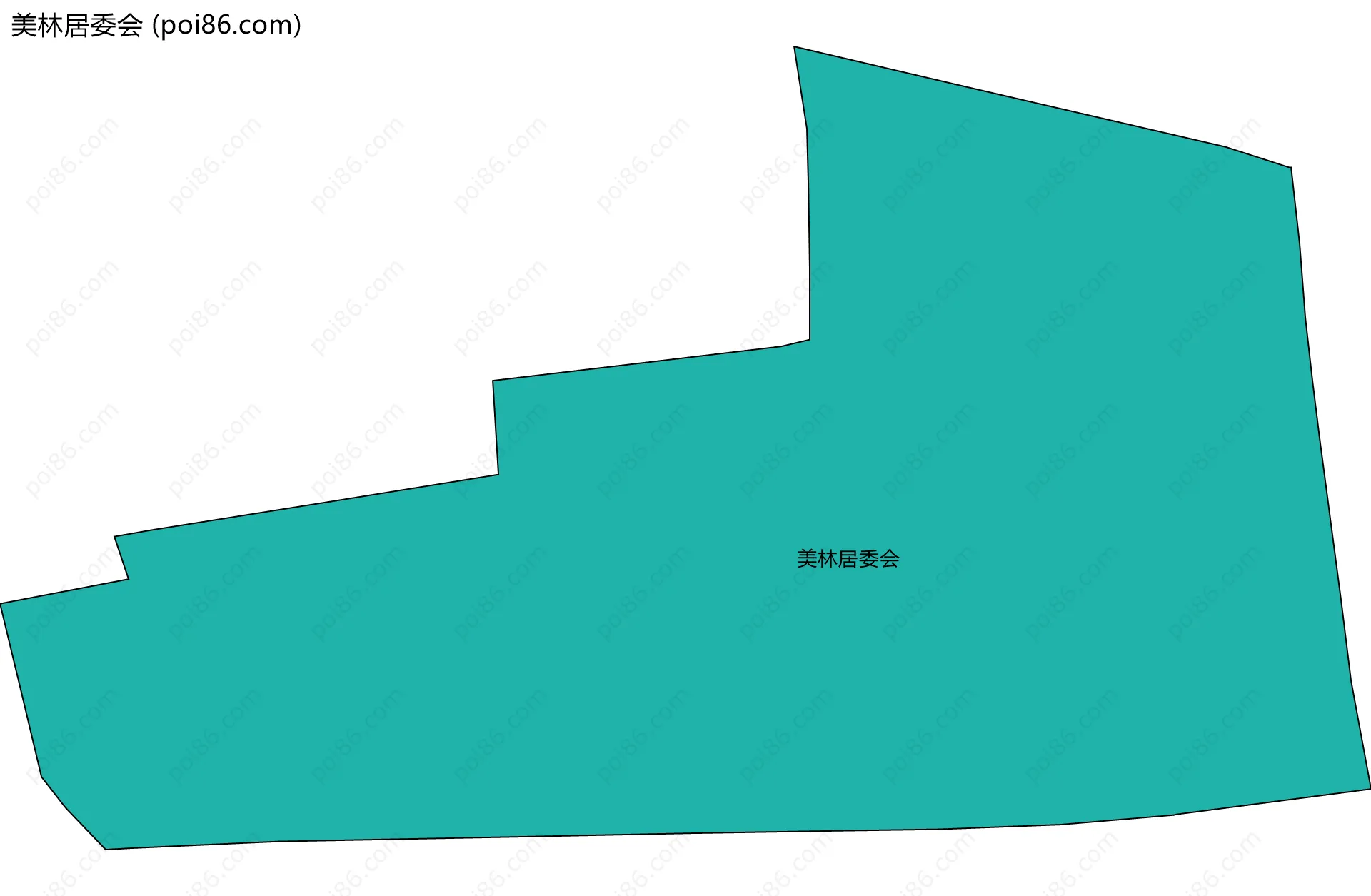 美林居委会边界地图