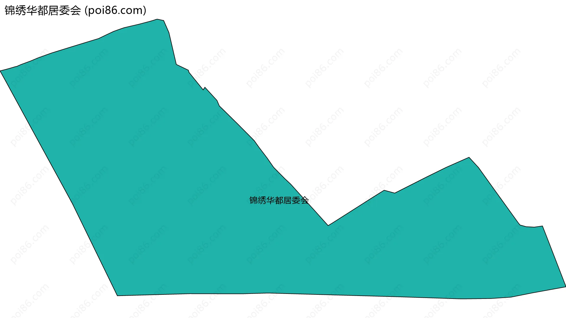 锦绣华都居委会边界地图
