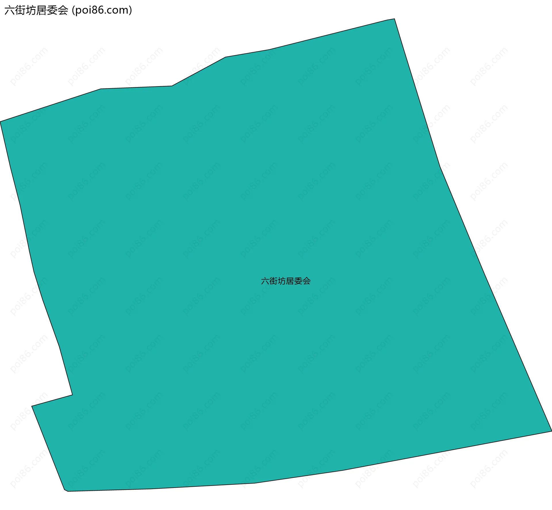 六街坊居委会边界地图