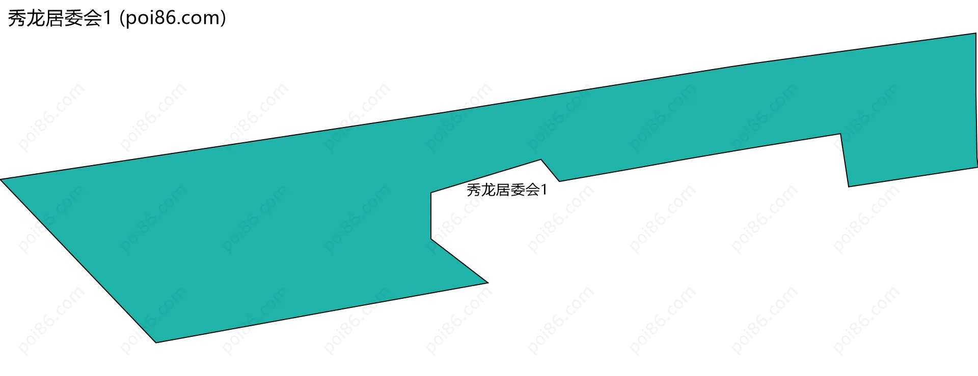 秀龙居委会1边界地图
