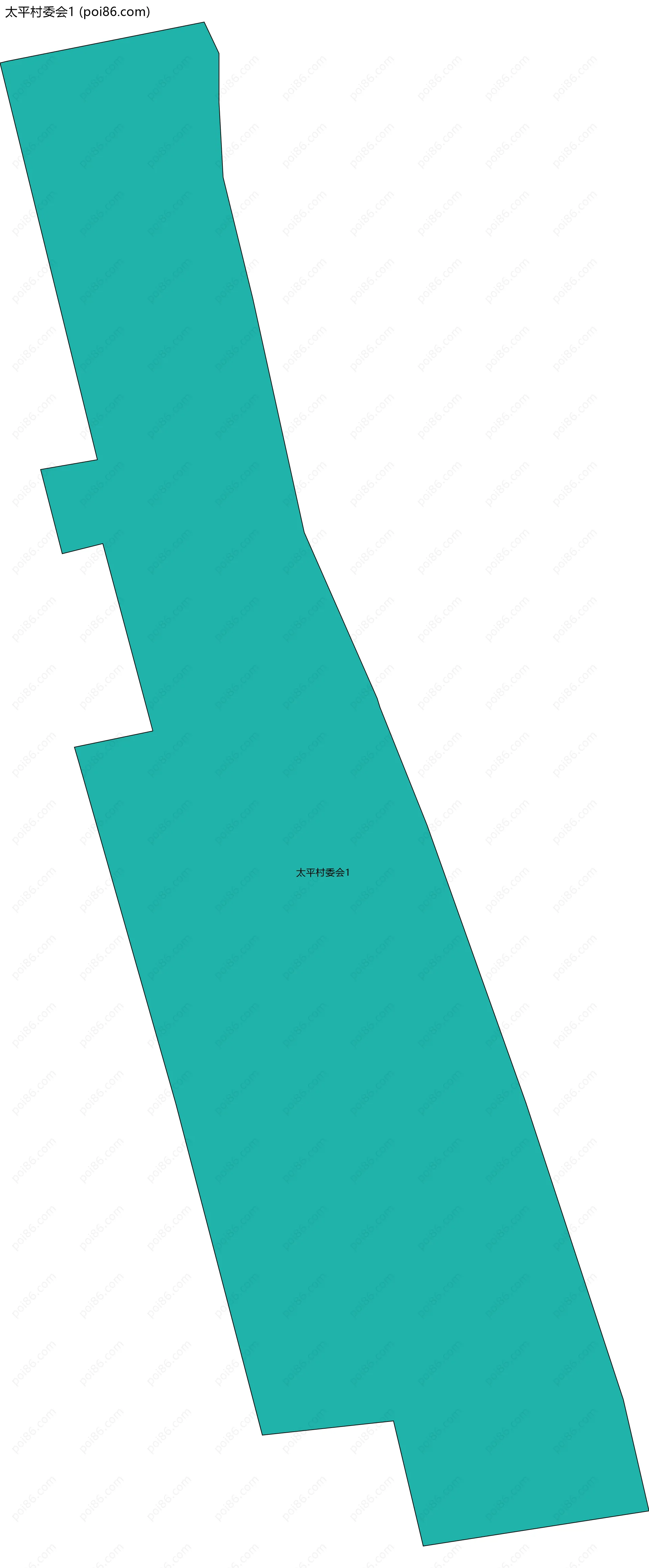 太平村委会1边界地图