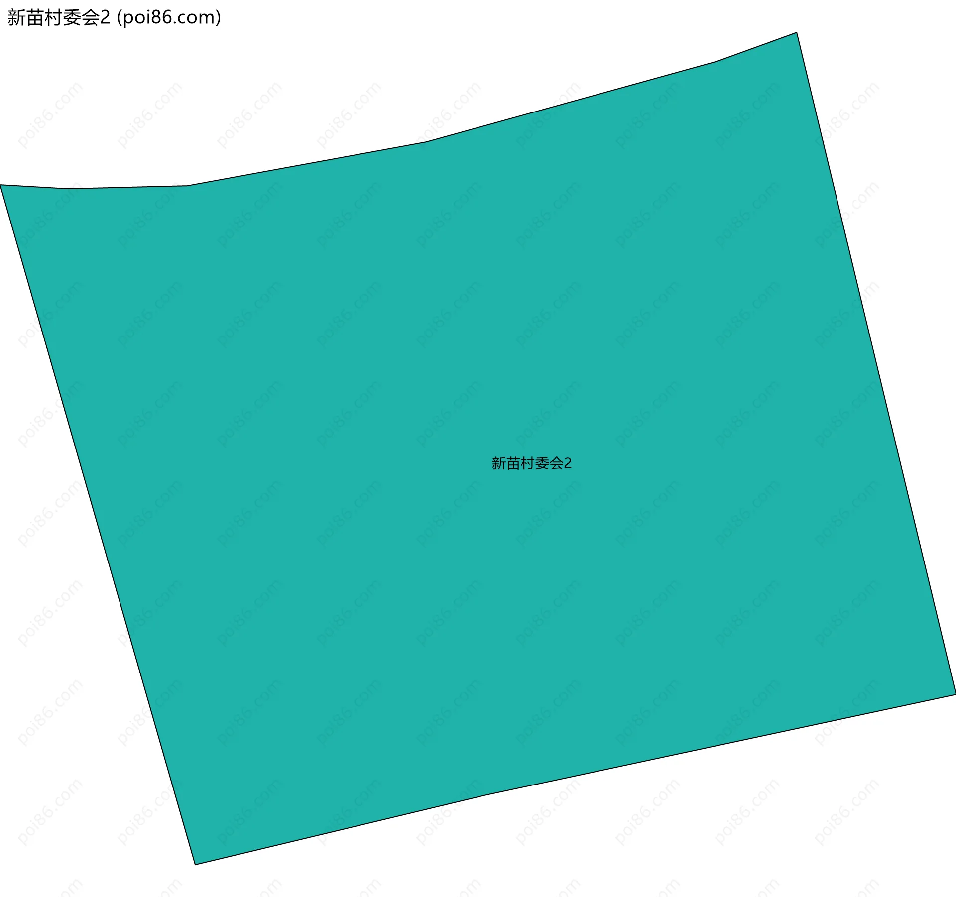 新苗村委会2边界地图
