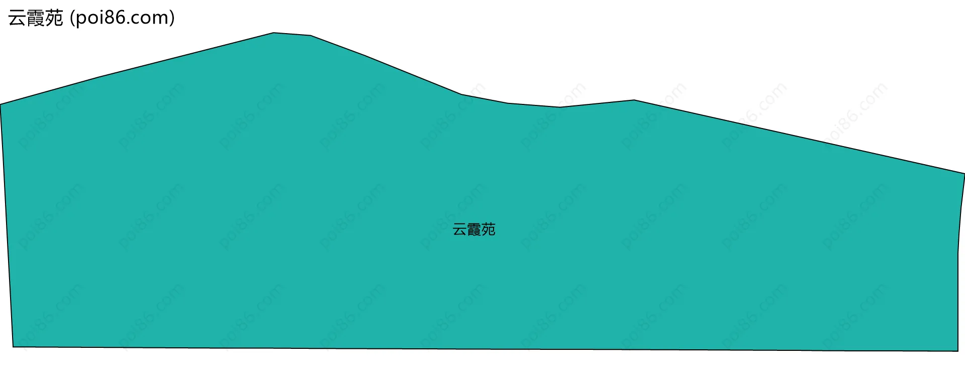 云霞苑边界地图