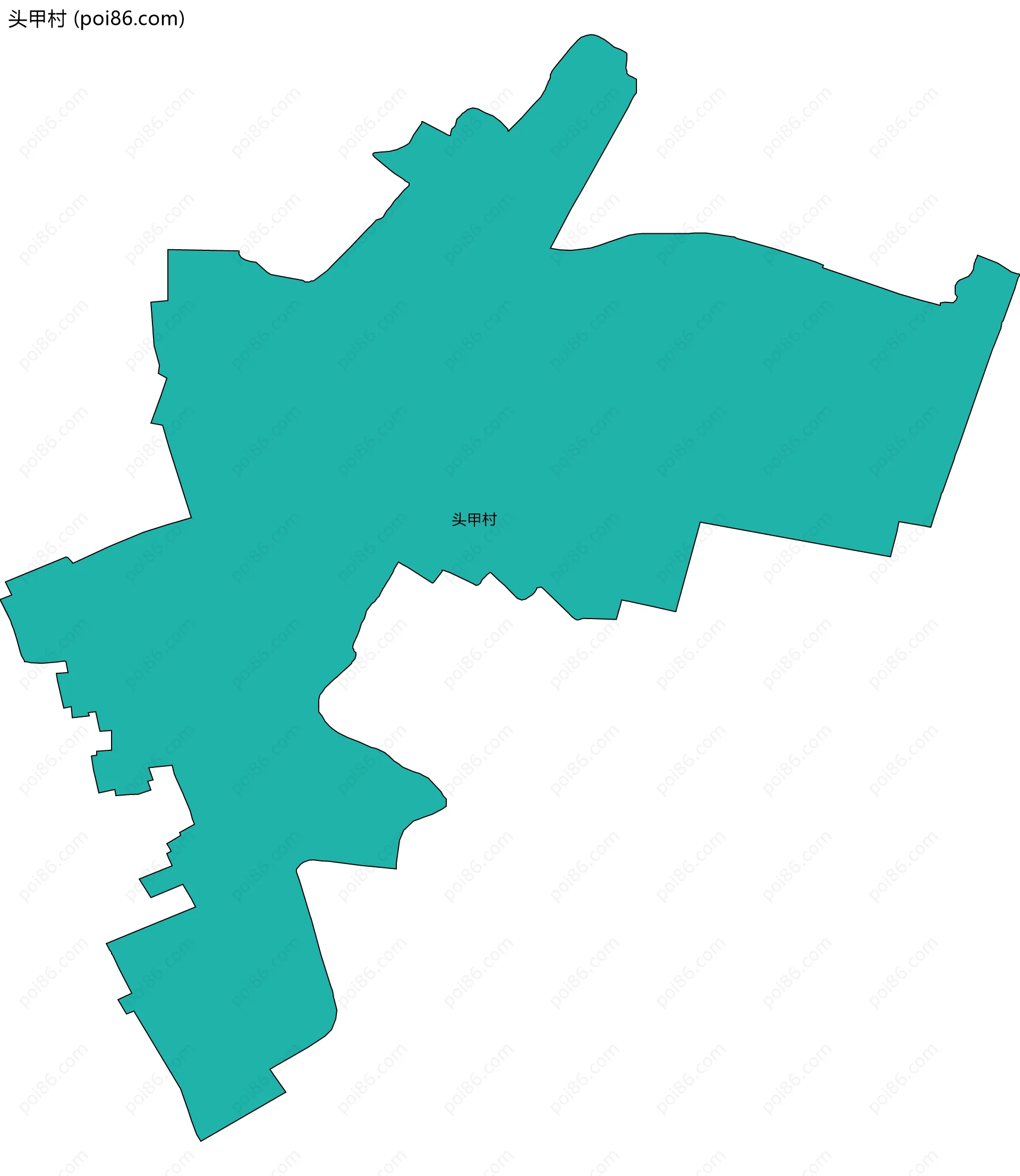 头甲村边界地图