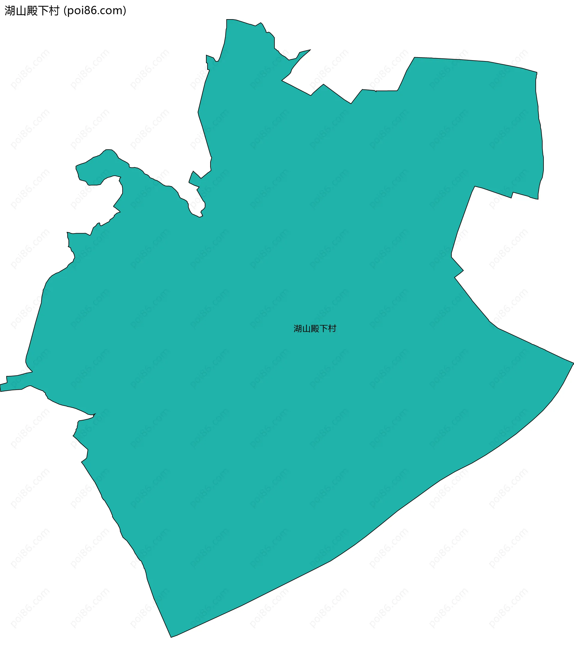 湖山殿下村边界地图