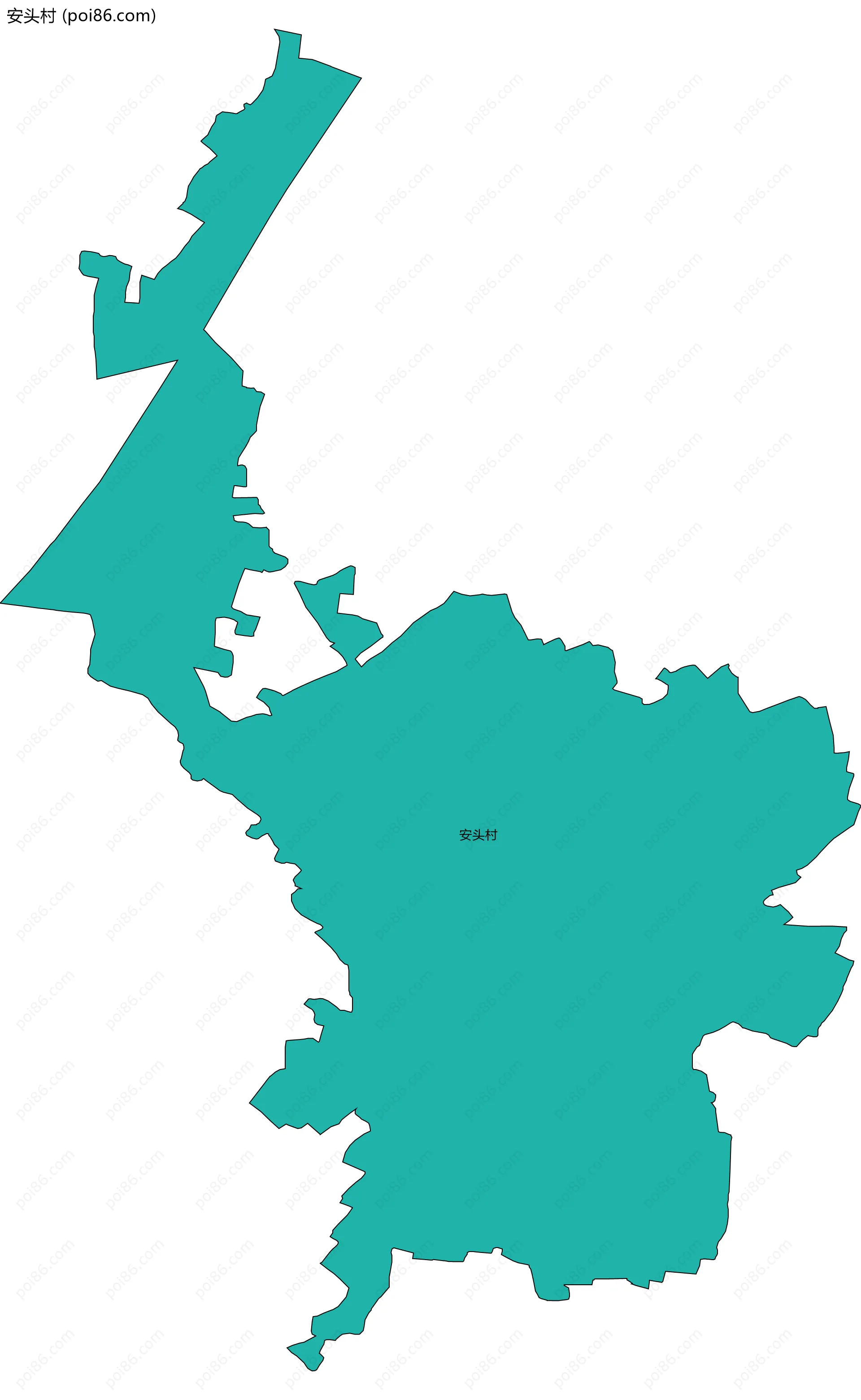 安头村边界地图